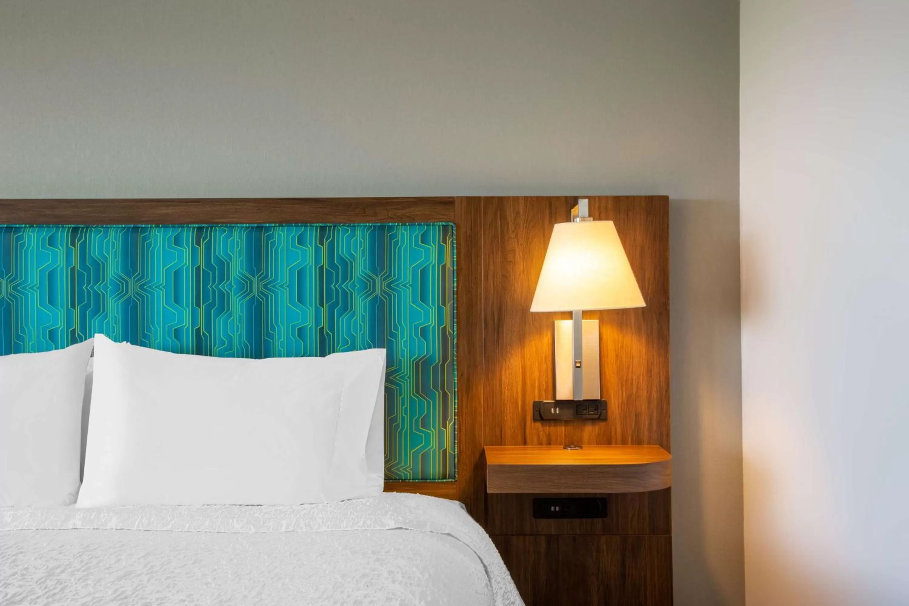 King Room with Roll-in Shower - Mobility Accessible/Non-Smoking in Hampton Inn & Suites Edmonton St. Albert, Ab