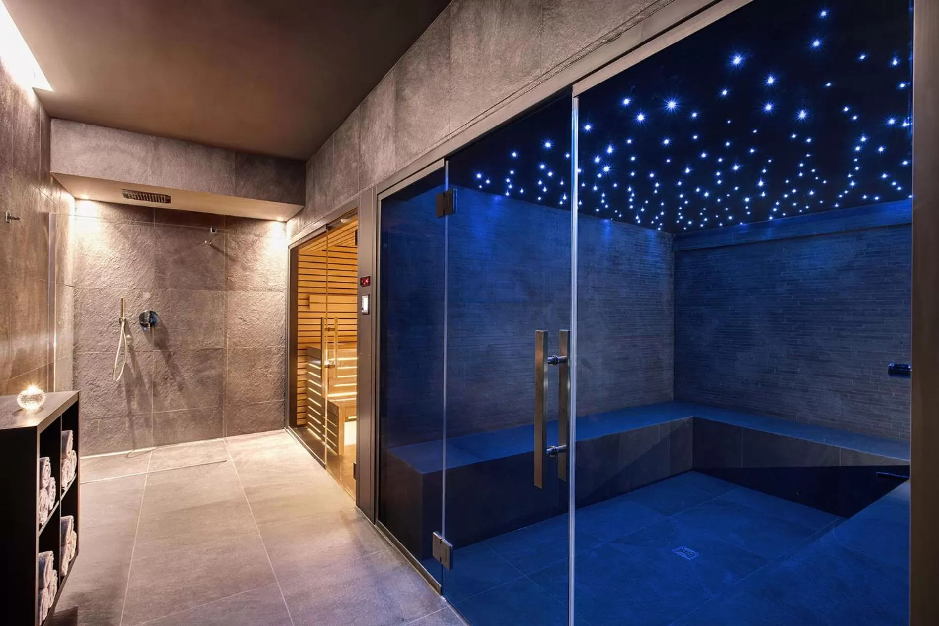 Sauna in Hotel Splendide Royal