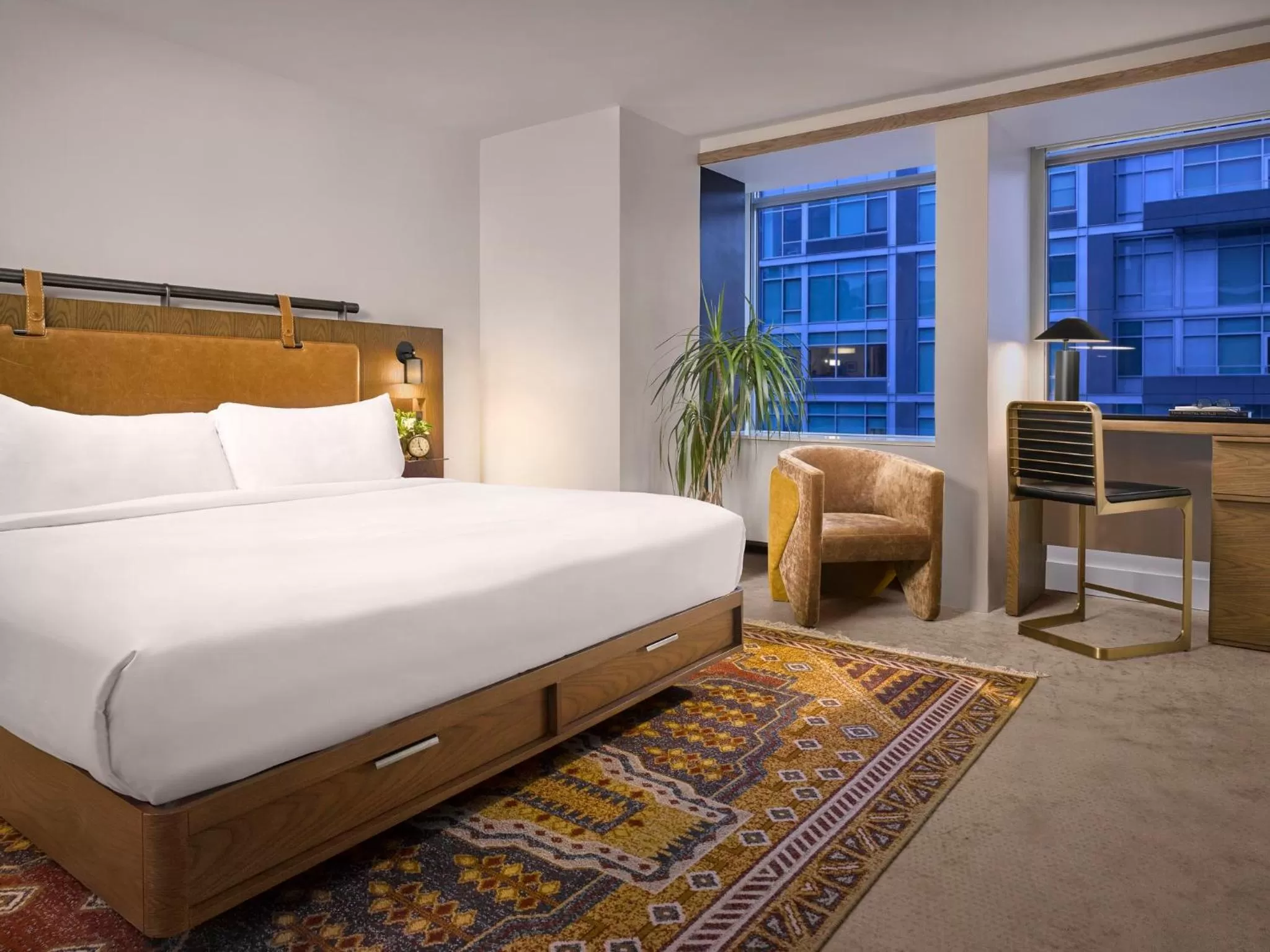 Standard King Room with Mobility Accessible Roll-In Shower in Vignette Collection Yours Truly DC by IHG