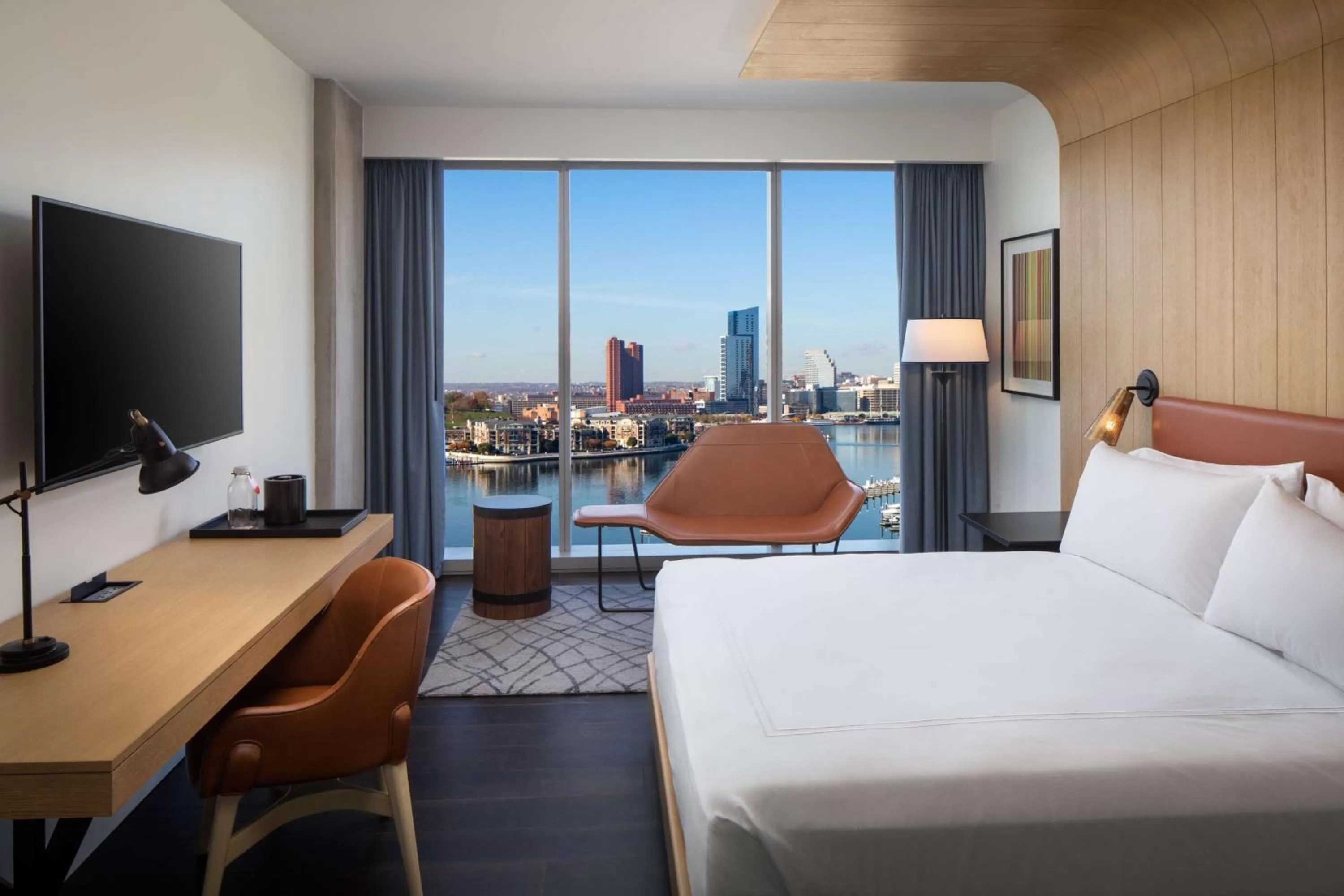 King Room with Harbor View in Canopy By Hilton Baltimore Harbor Point - Newly Built
