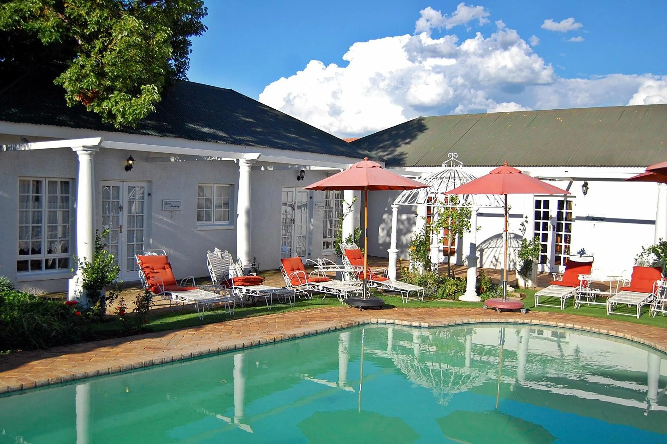 Swimming pool in A Tapestry Garden Guest House