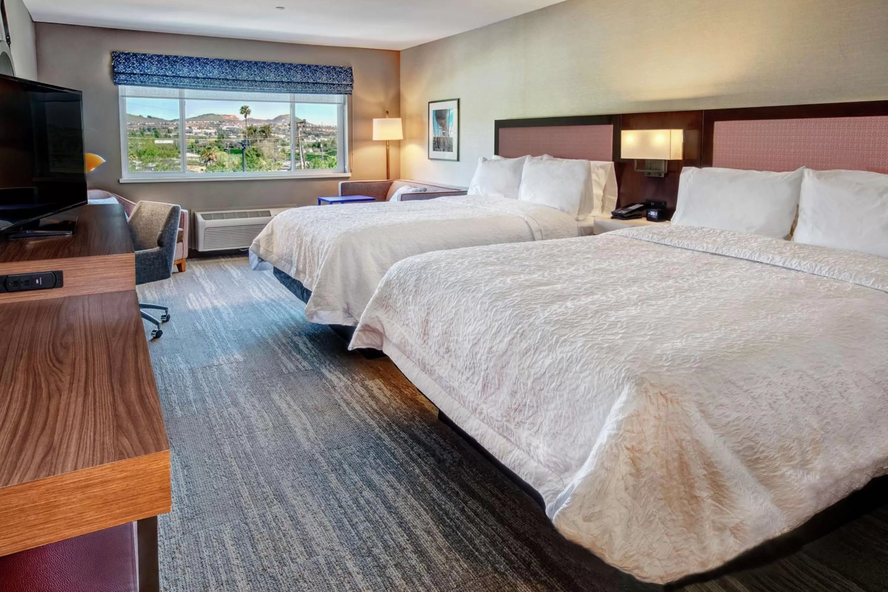 Queen Room with Two Queen Beds in Hampton Inn Discovery Kingdom Napa Gateway