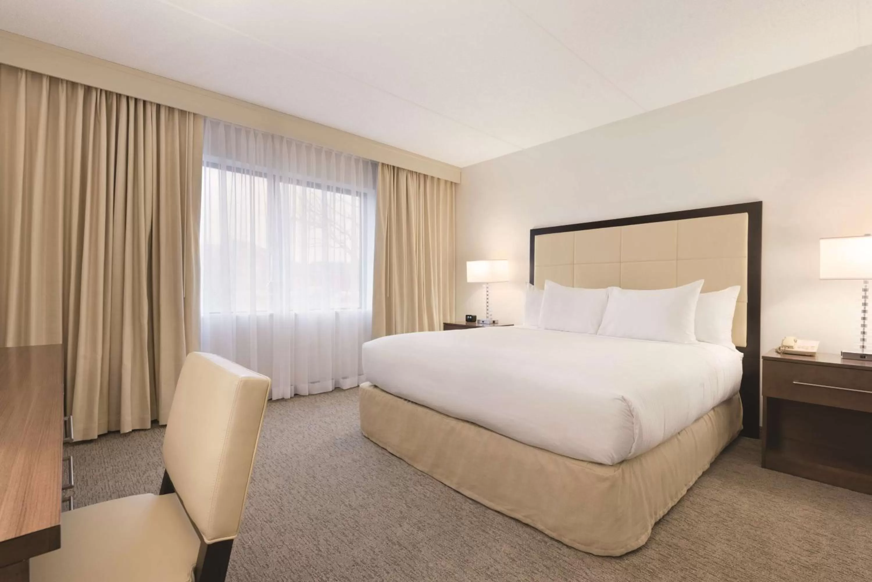 One-Bedroom King Suite with Roll-In Shower - Mobility Access/Non-Smoking in Embassy Suites by Hilton Milwaukee Brookfield