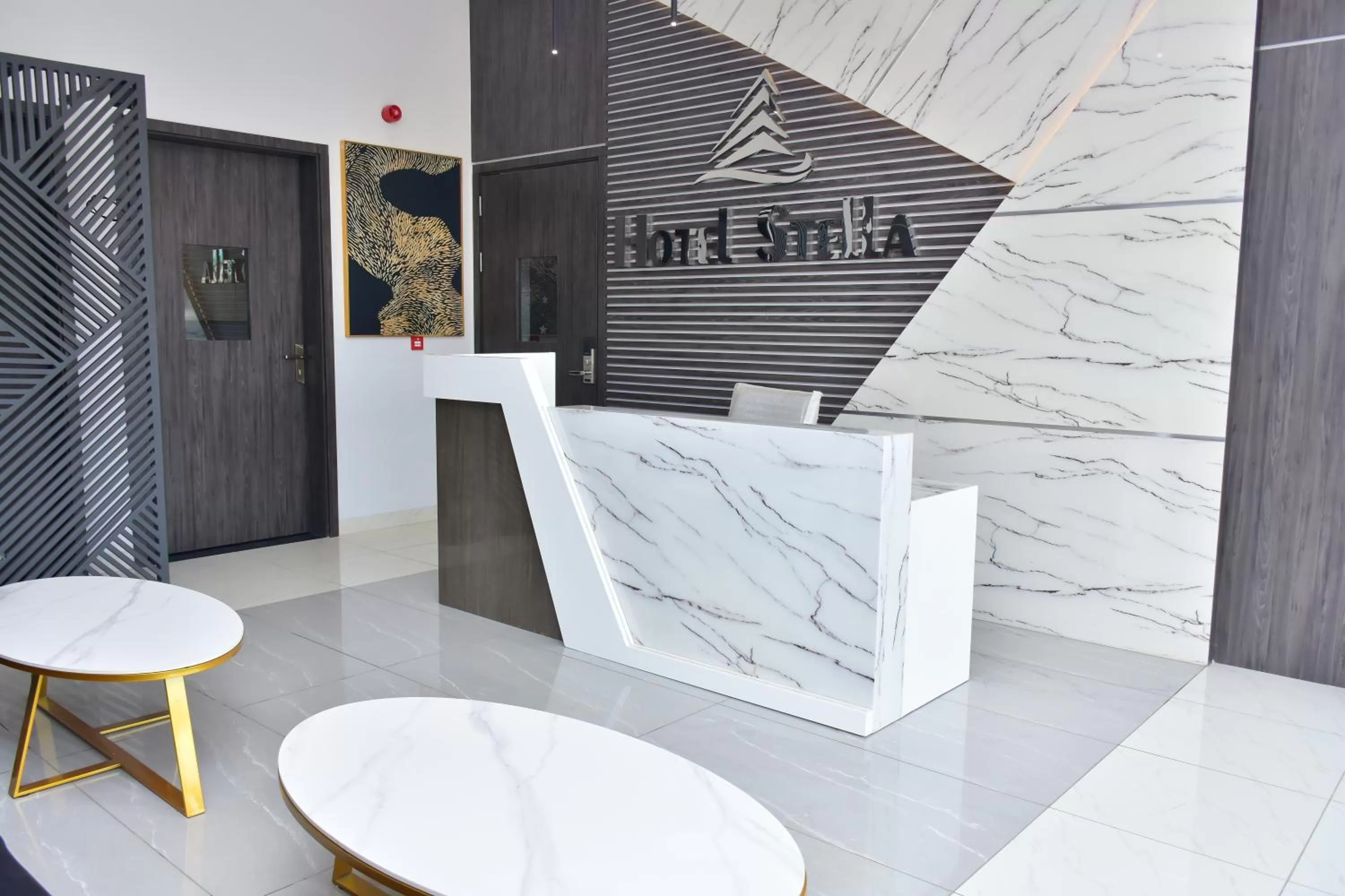 Lobby or reception in Hotel Stella