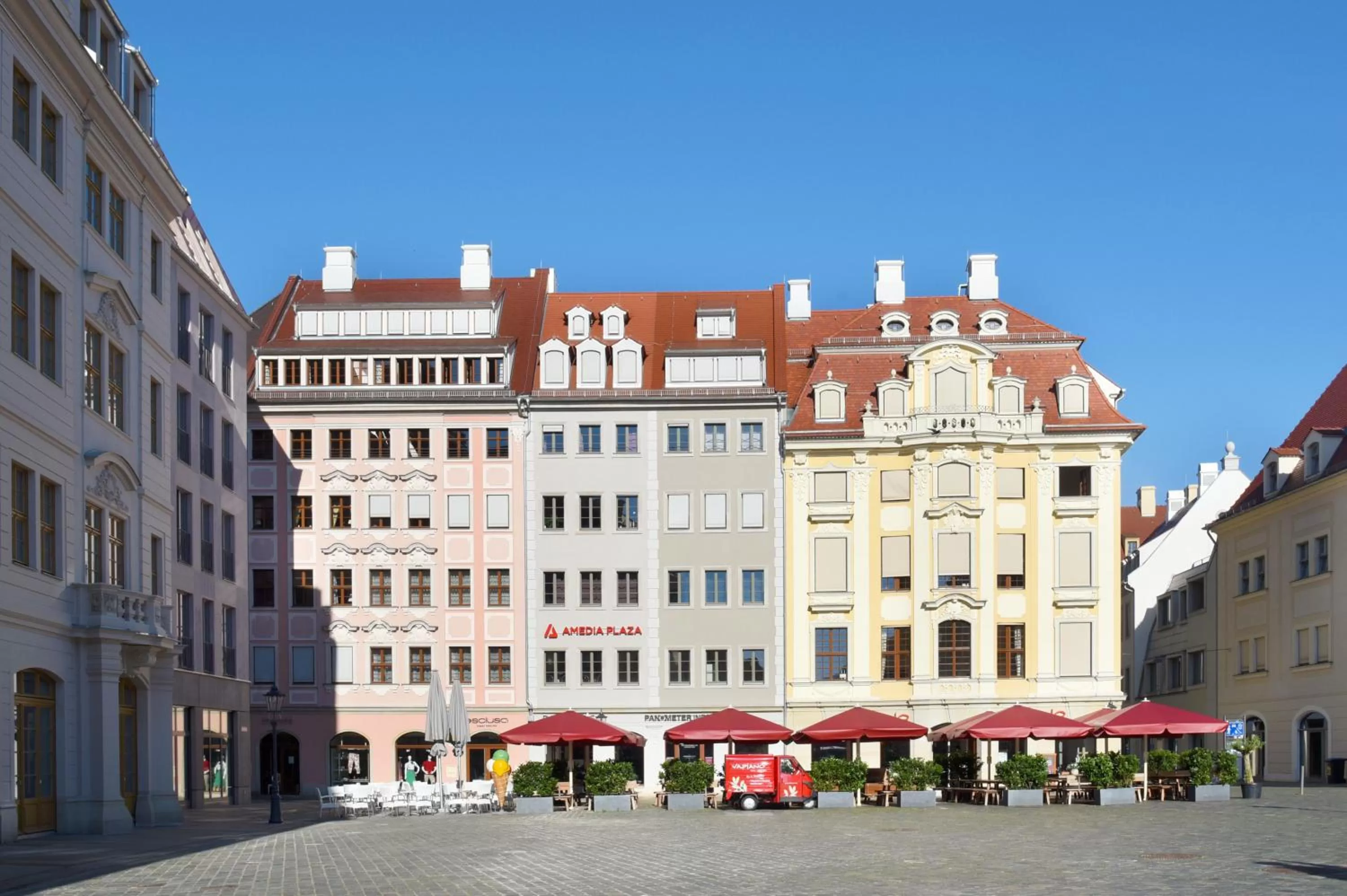 Property building in Amedia Plaza Dresden, Trademark Collection by Wyndham