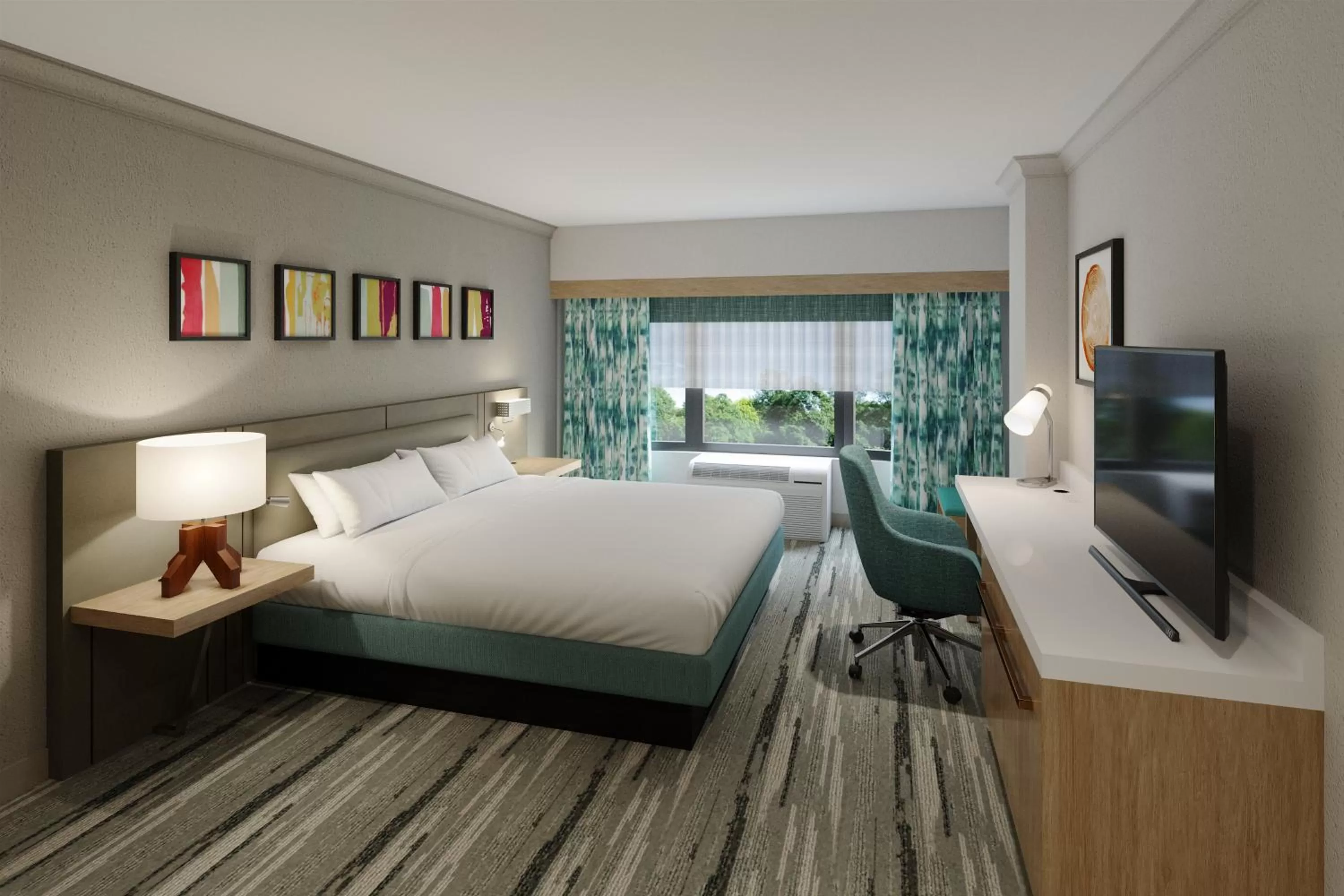 Queen Room - Disability Access in Hilton Garden Inn Tewksbury Andover