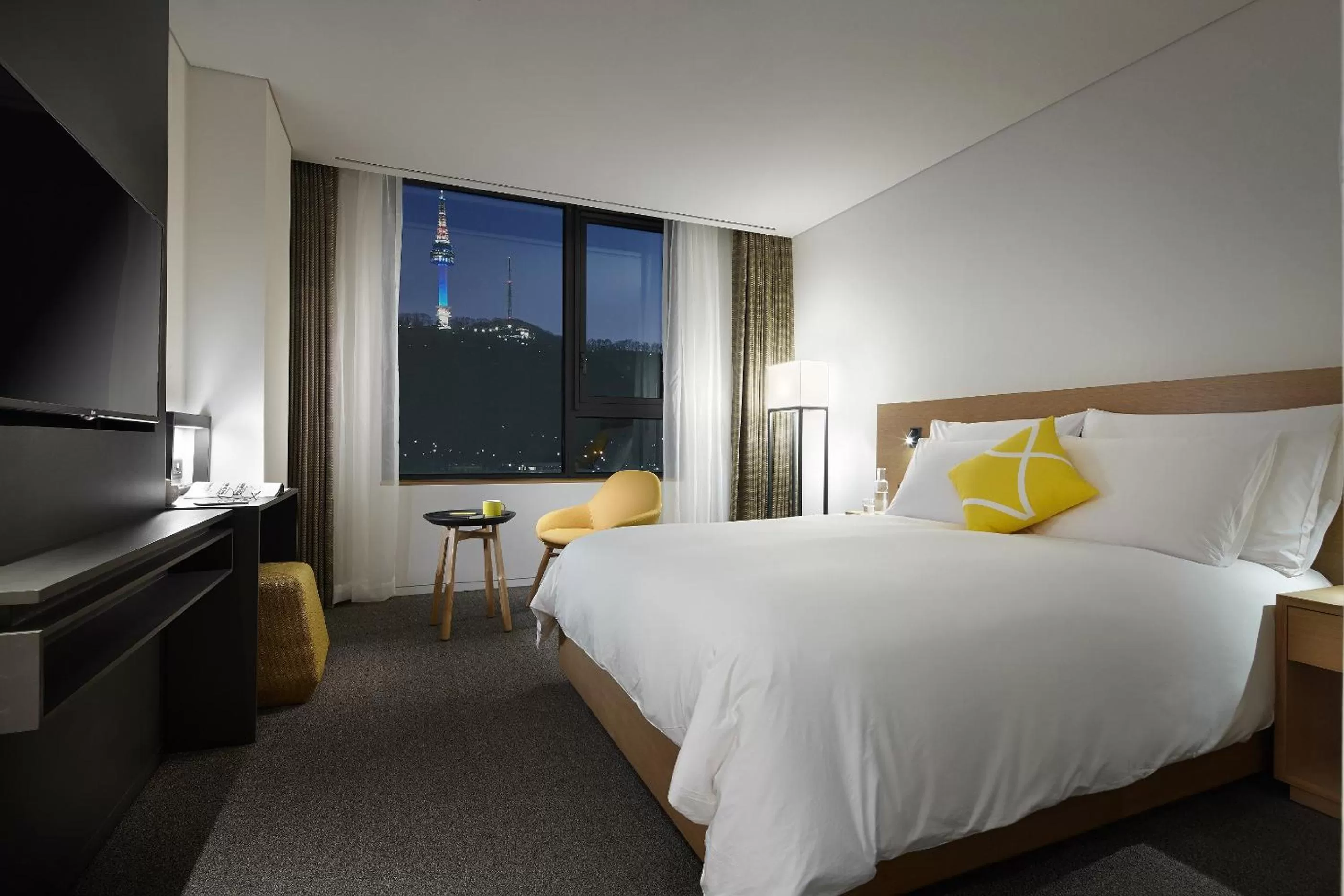 Superior Double Room with Namsan Mountain View in L7 MYEONGDONG by LOTTE HOTELS