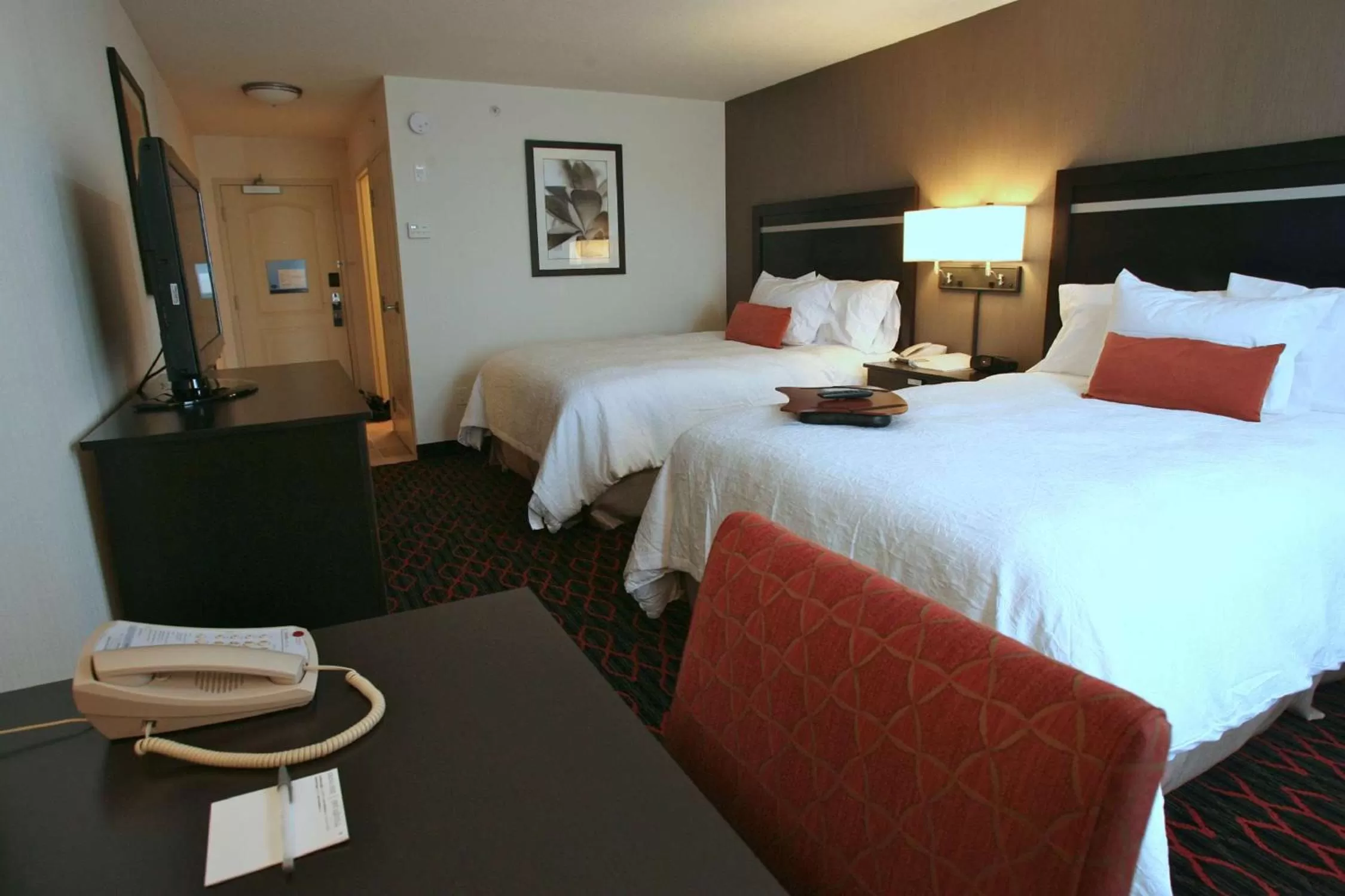 Room with Two Queen Beds - Non-Smoking in Hampton Inn & Suites Red Deer