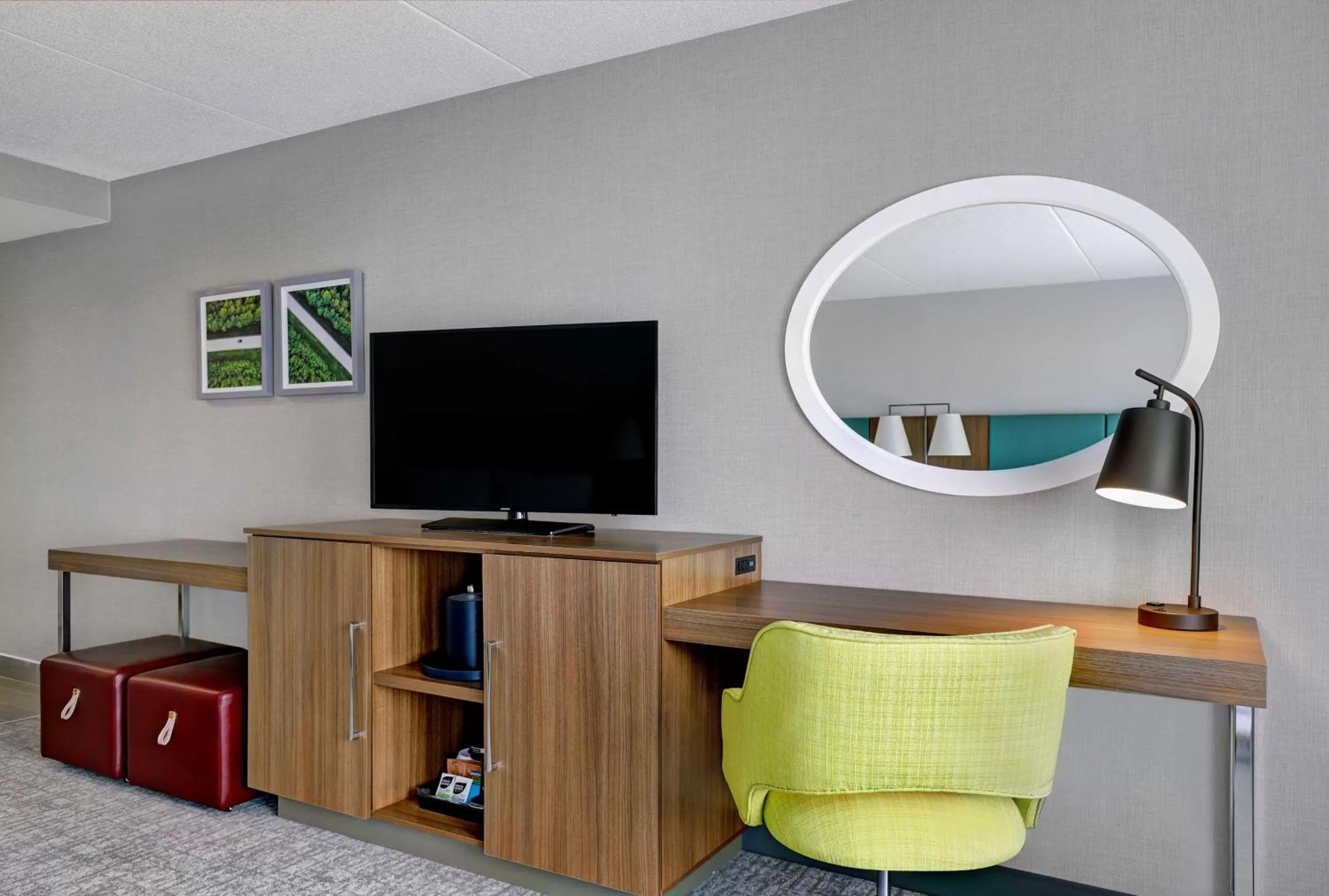 Queen Room with Two Queen Beds - Mobility/Hearing Accessible - Non-Smoking in Hampton Inn & Suites Belleville