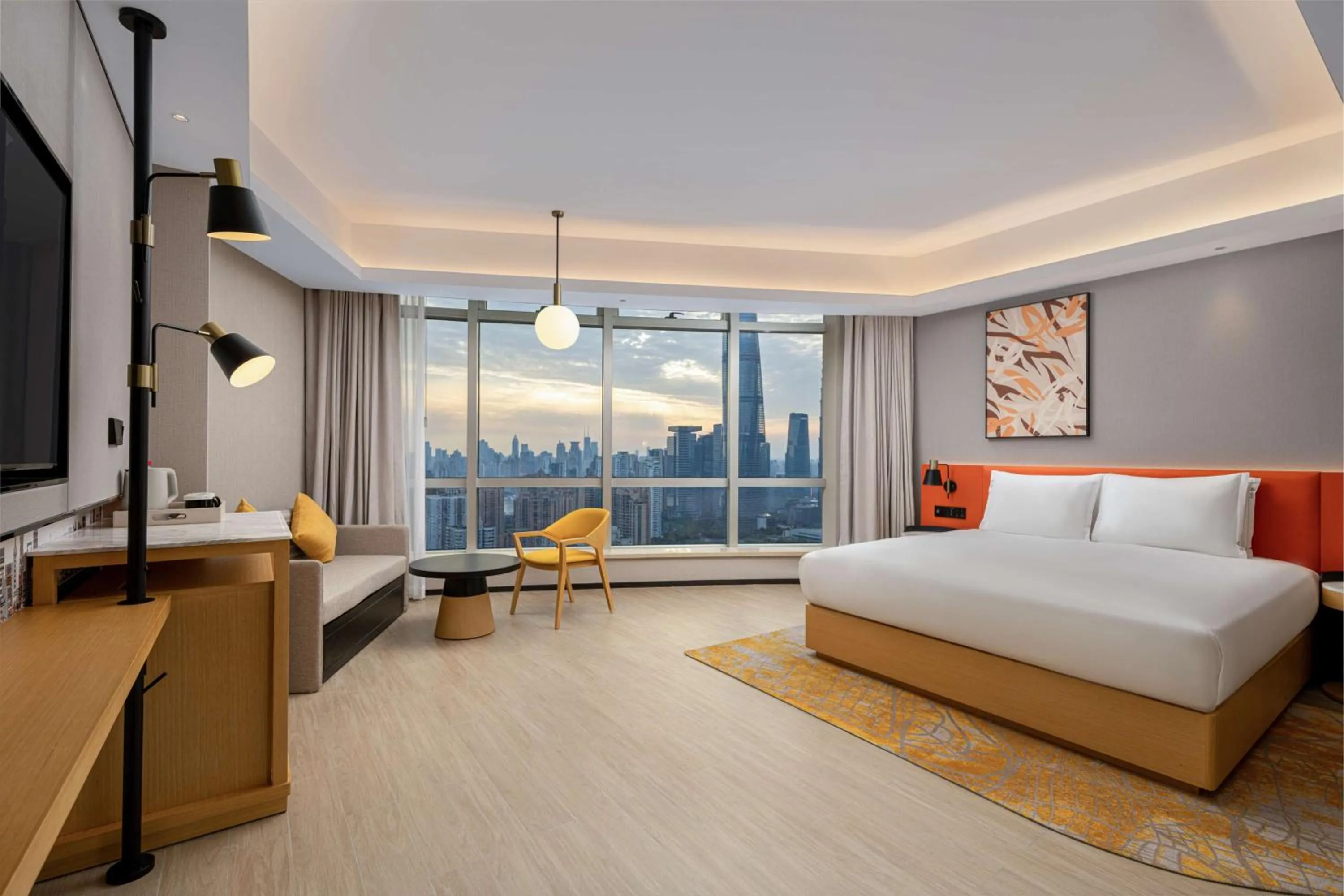 Deluxe King Room in Hilton Garden Inn Shanghai Lujiazui