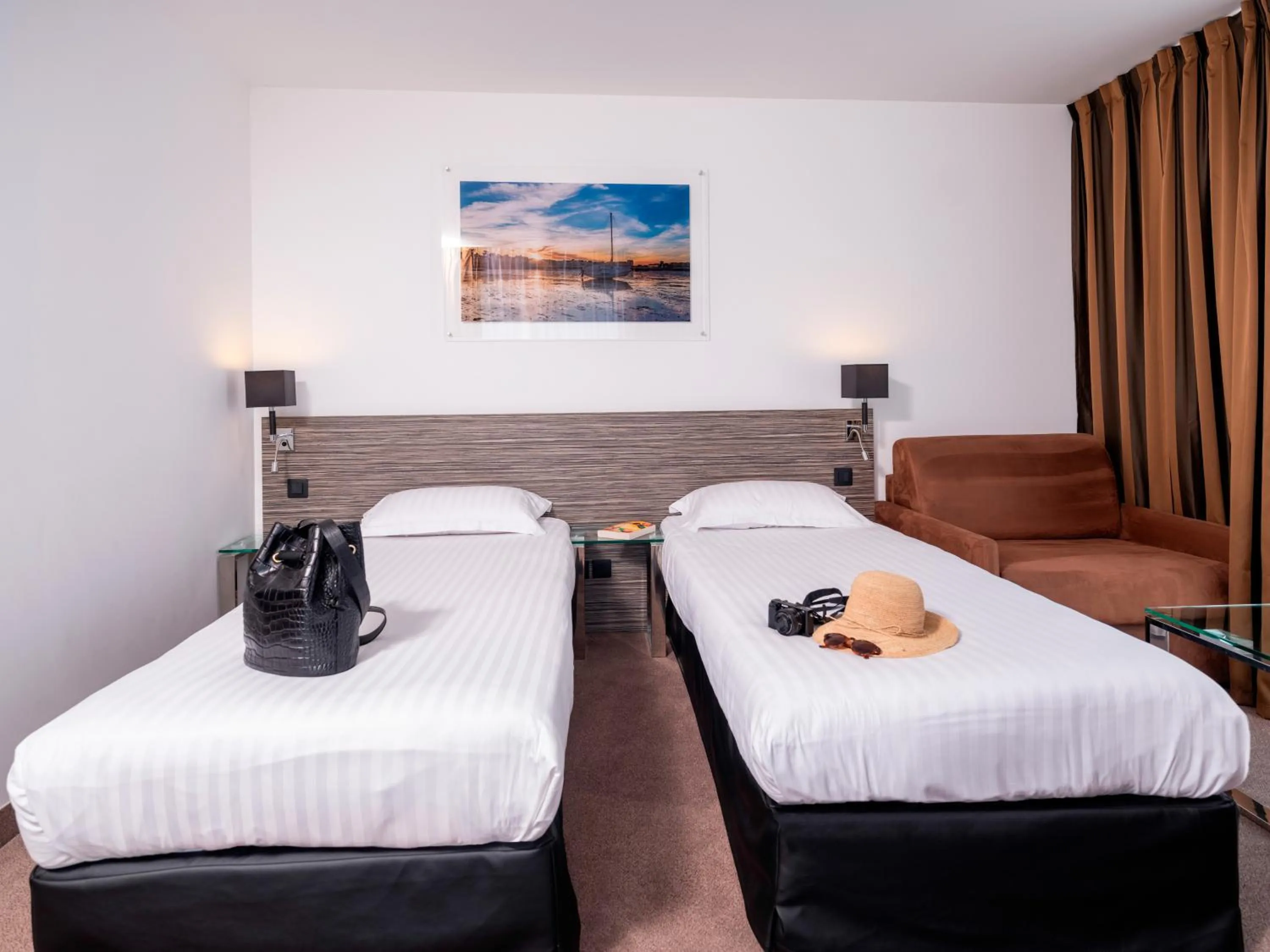 Twin Room in Golden Tulip La Baule Hotel and Residence