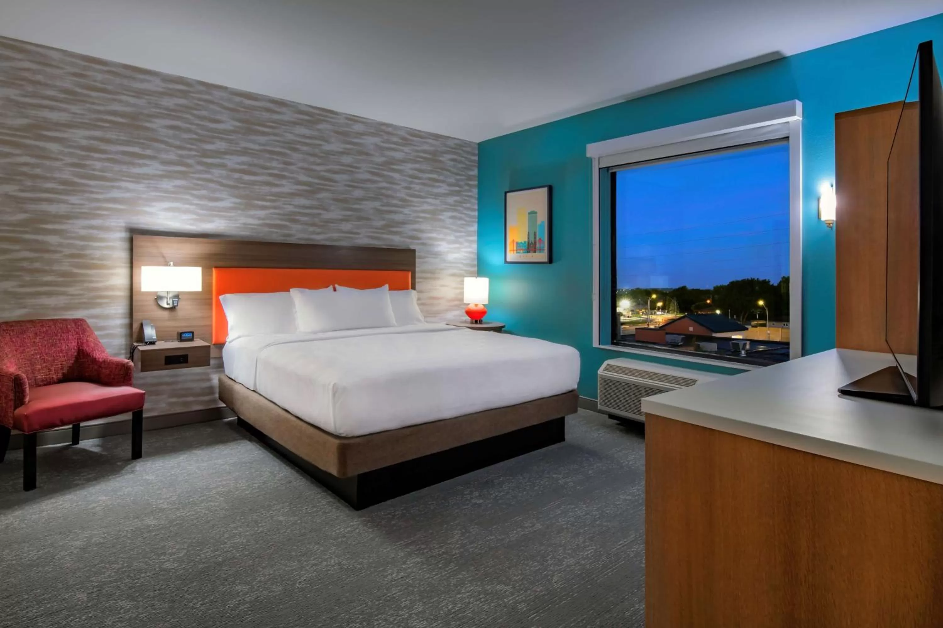 One-Bedroom King Suite - Non-Smoking in Home2 Suites by Hilton Omaha I-80 at 72nd Street, NE