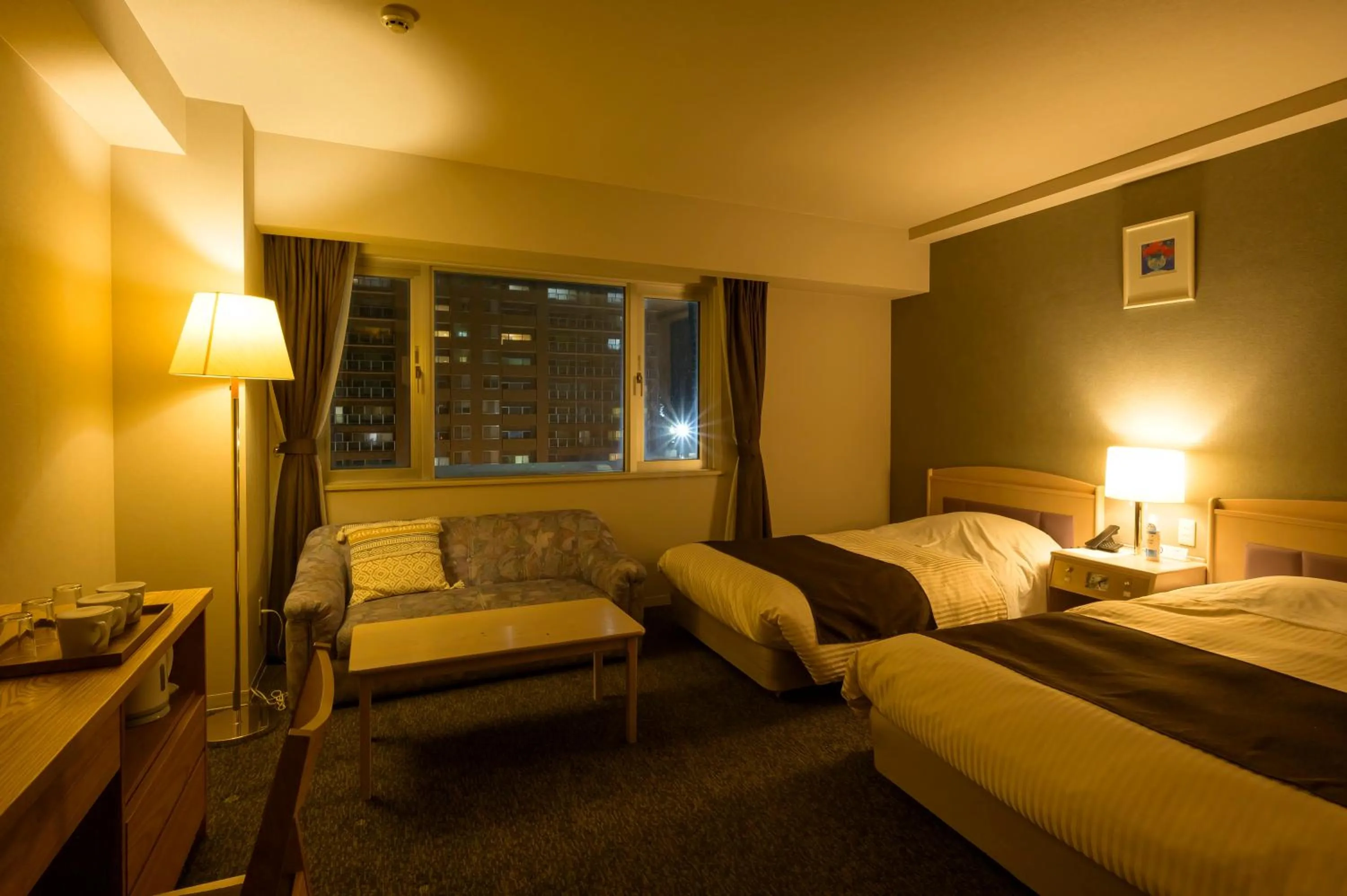 Large Twin Room - Smoking in Kotoni Green Hotel