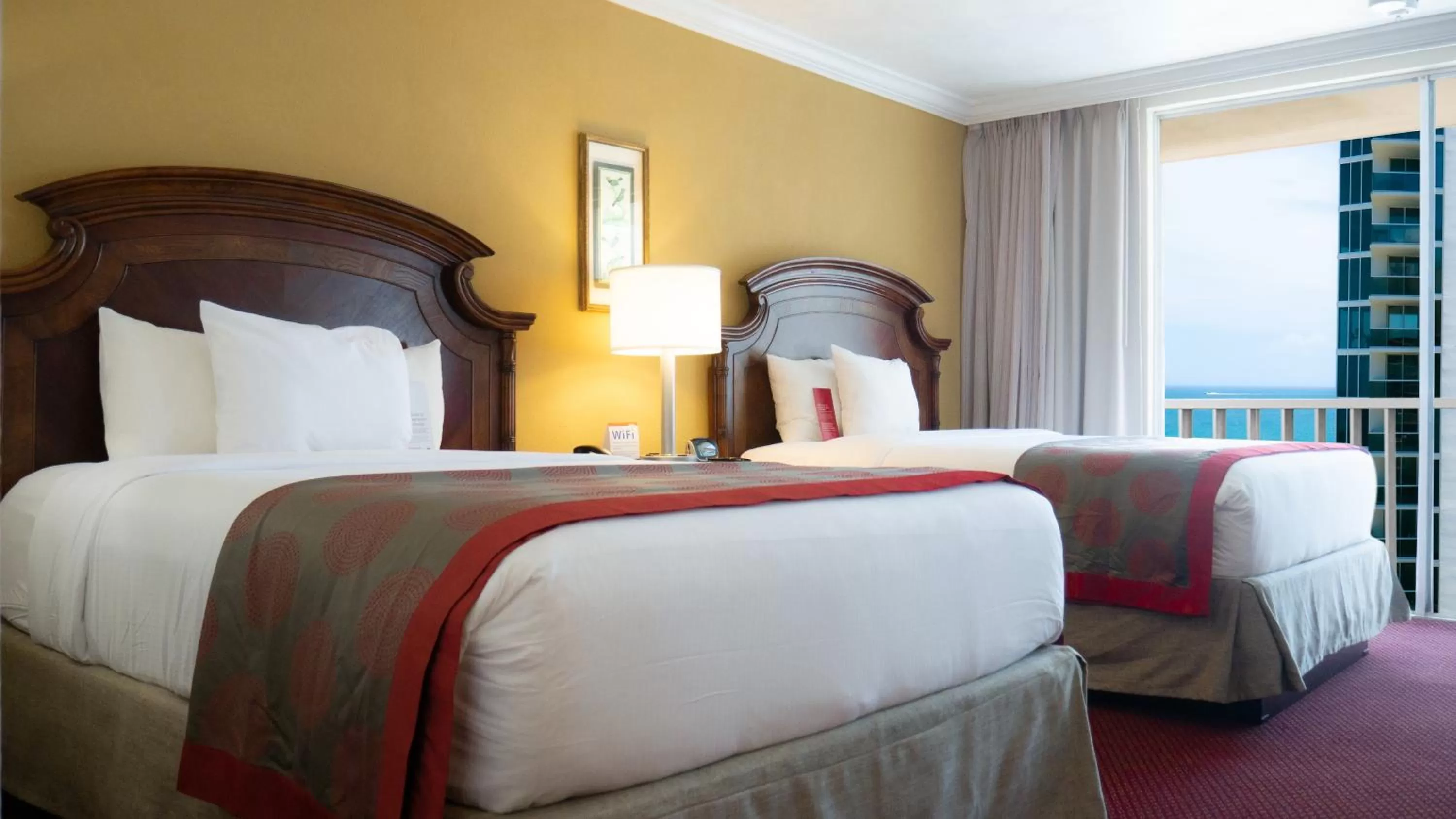 2 Queen Beds, Deluxe Room, Partial View, Kitchenette, Non-Smoking in Ramada Plaza by Wyndham Marco Polo Beach Resort