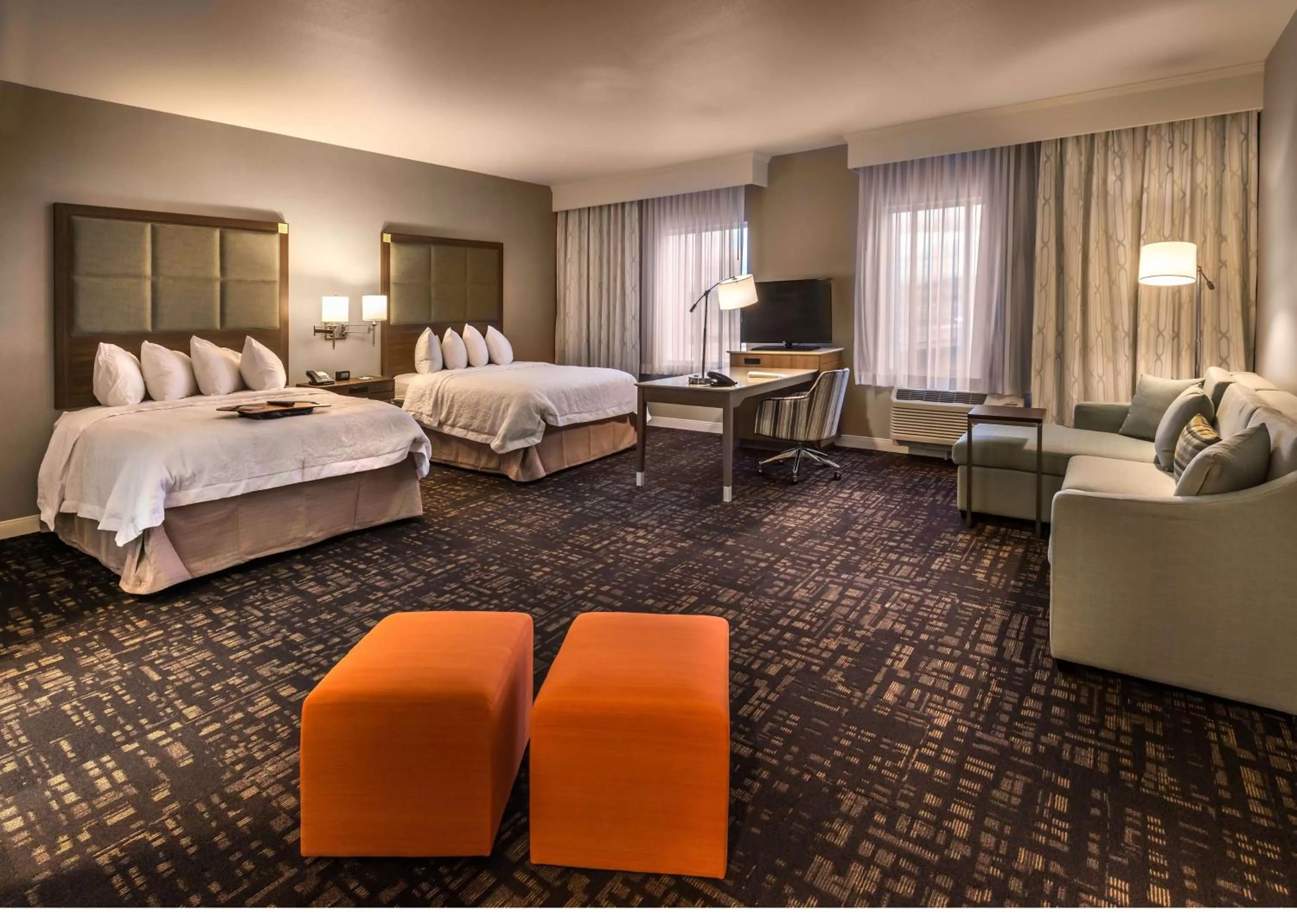 Queen Studio Suite with Two Queen Beds - Non-Smoking in Hampton Inn & Suites - Reno West, NV