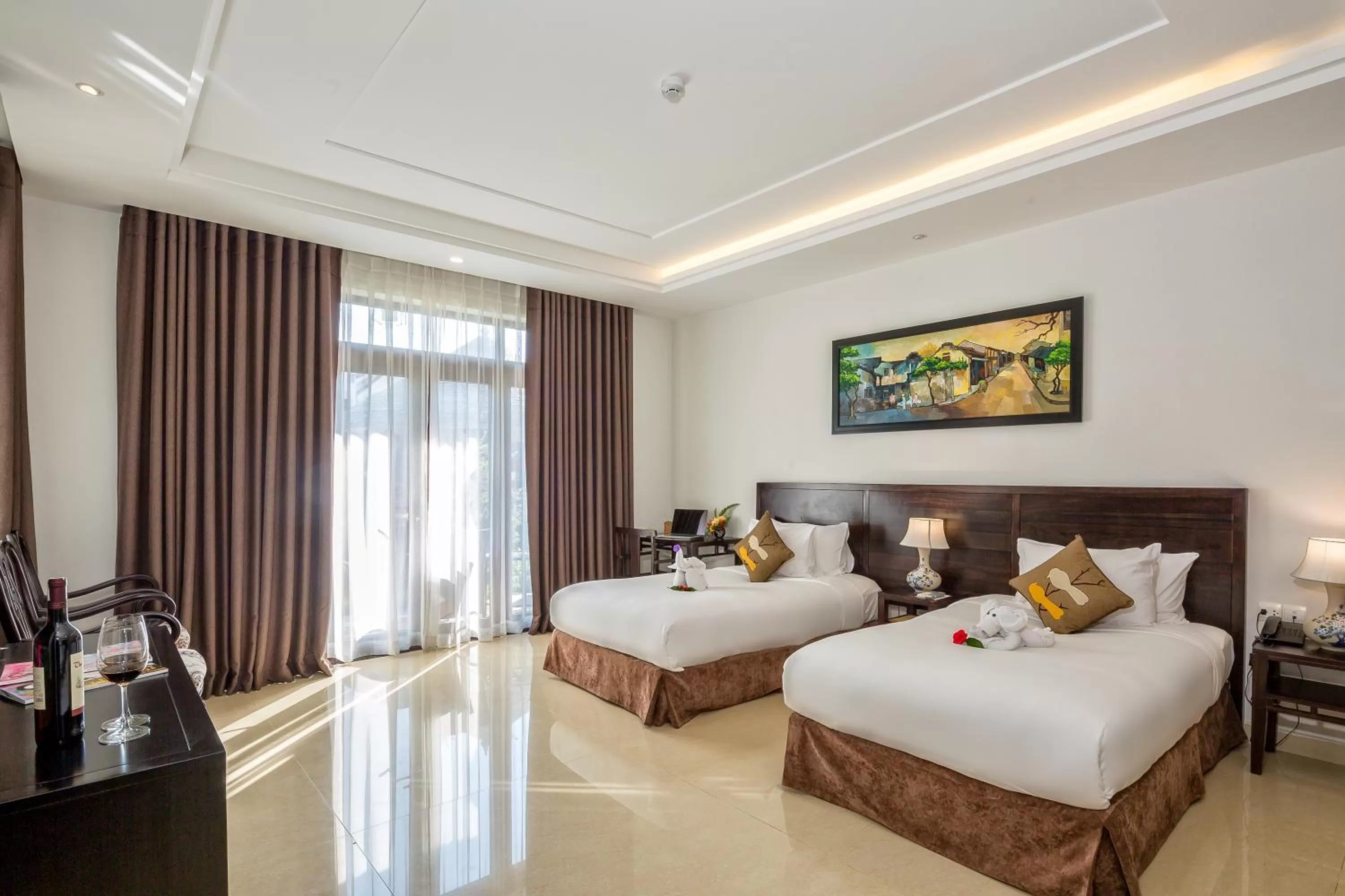 Superior Twin Room with Balcony in Hoi An Emotion Boutique Villa