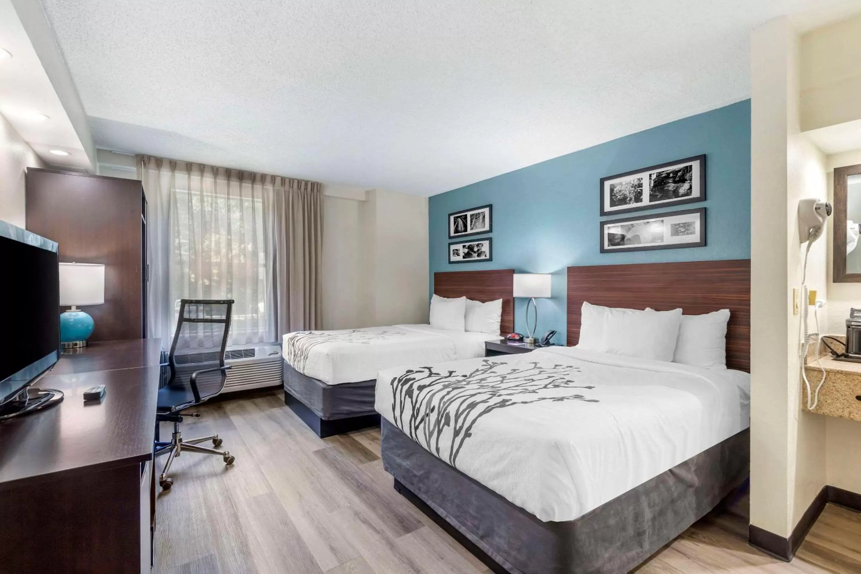 Double Room with Two Double Beds - Non-Smoking in Sleep Inn Mt Pleasant - Charleston