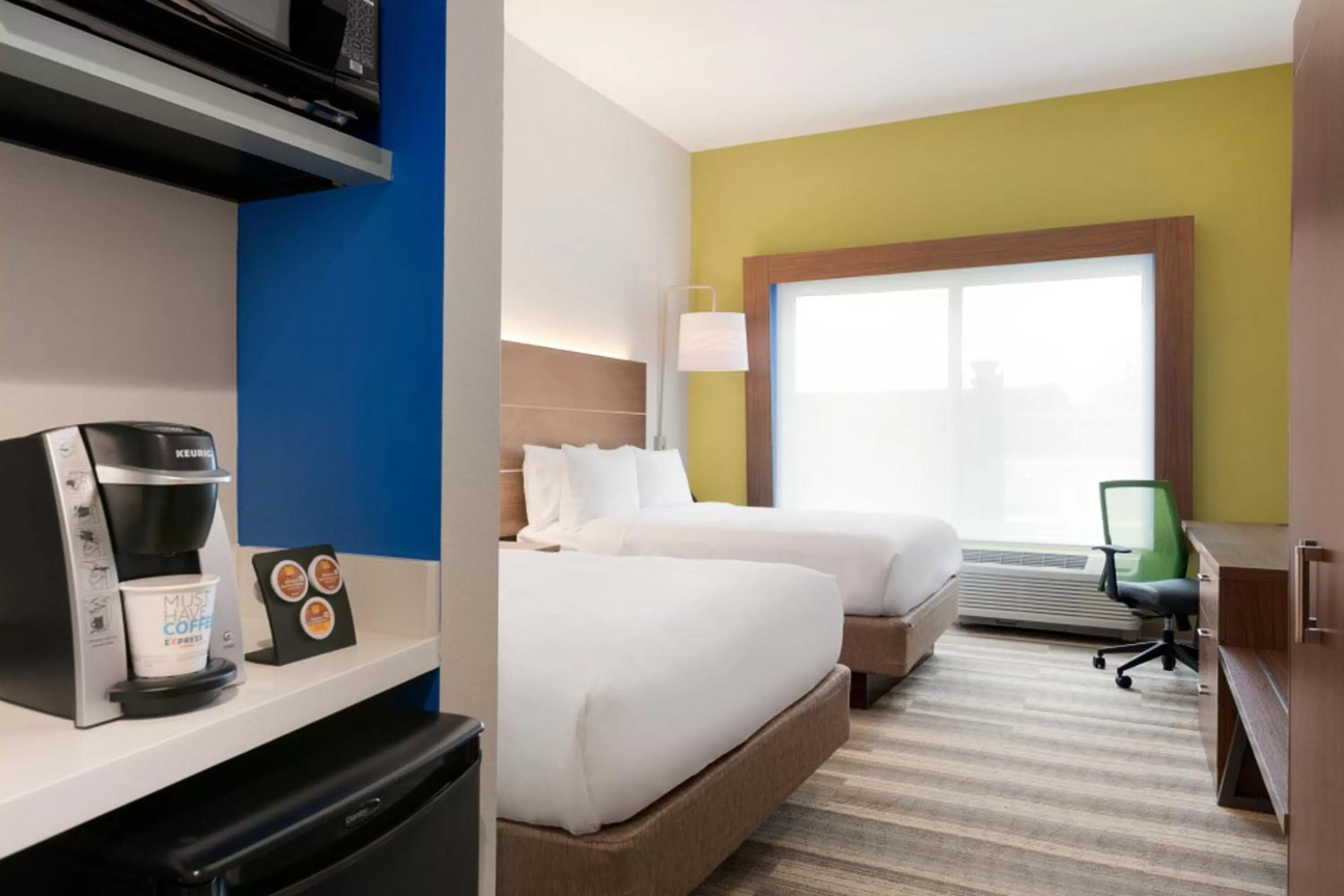 Queen Room with Two Queen Beds - Hearing Accessible in Holiday Inn Express & Suites - Cincinnati NE - Red Bank Road by IHG