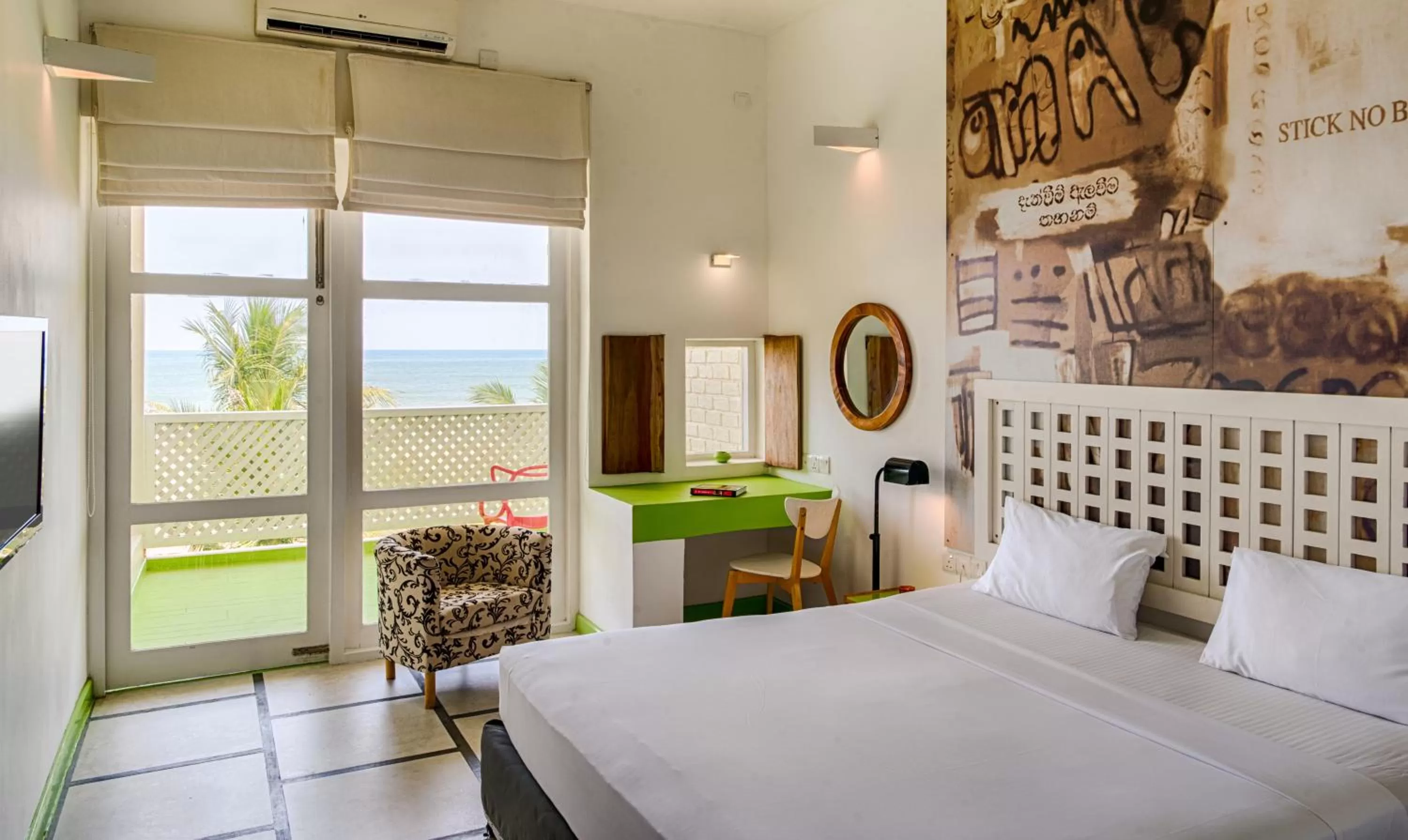 Standard Double Room with Sea View in Hotel J Negombo