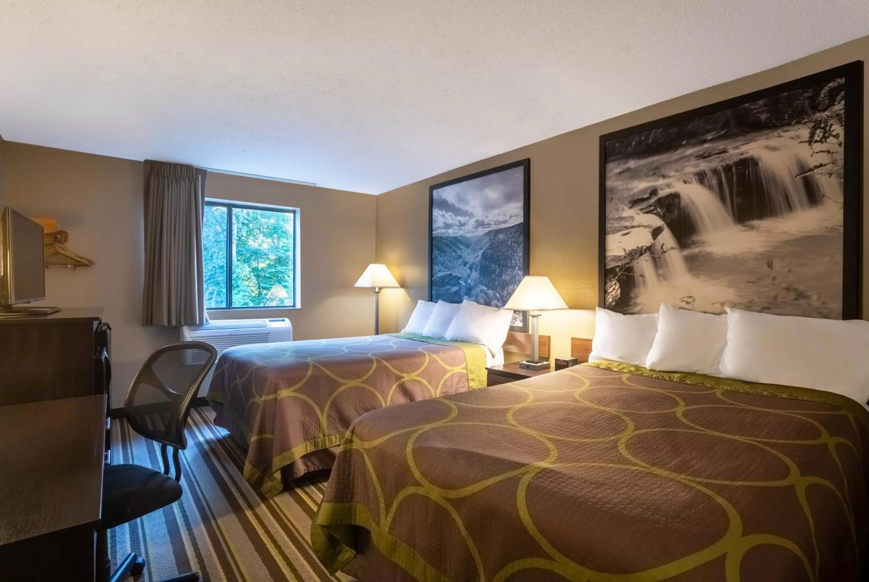 Deluxe Double Room with Two Double Beds - Non-Smoking in Super 8 by Wyndham Elkins