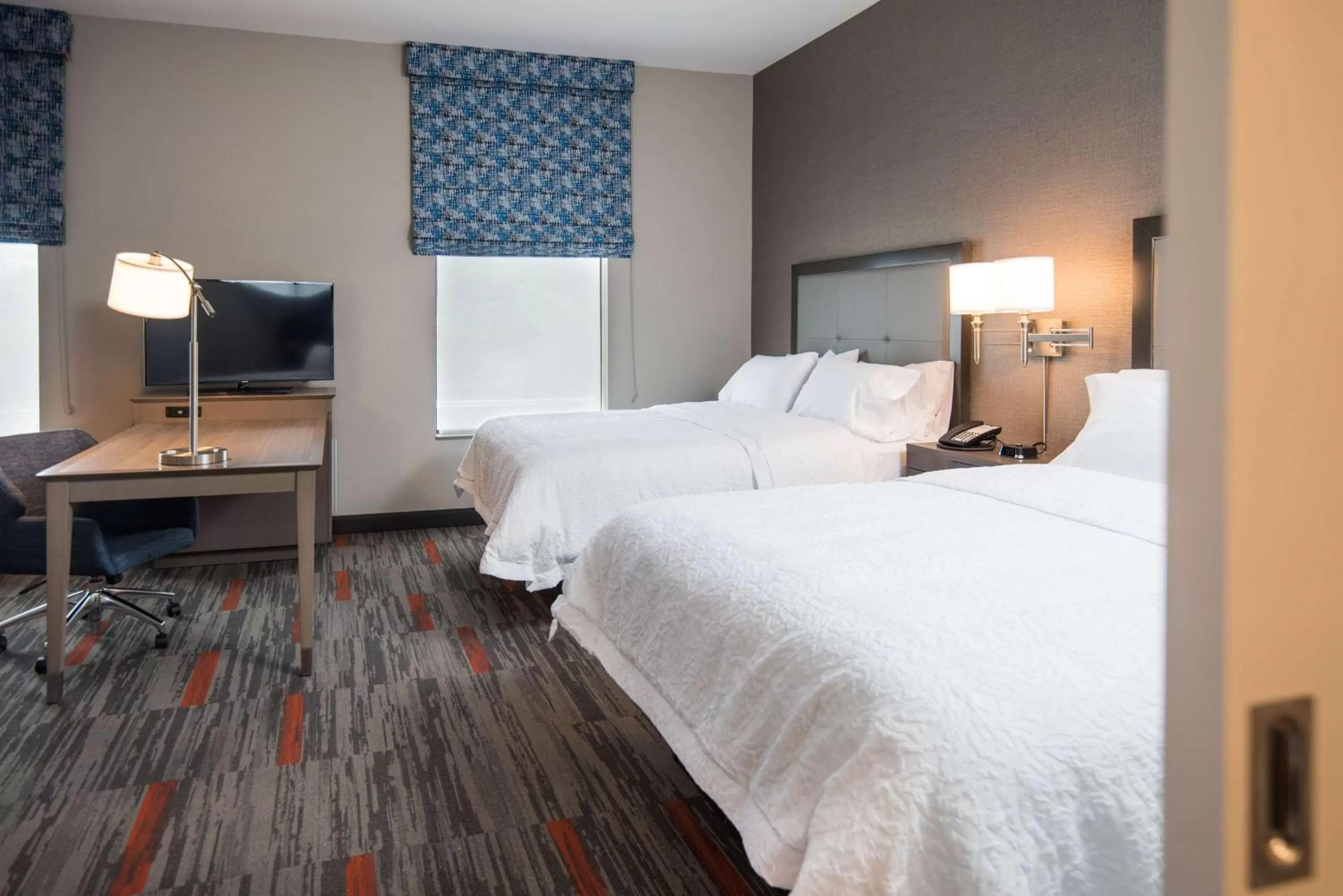 Queen Studio Suite with Two Queen Beds - Non-Smoking in Hampton Inn and Suites at Wisconsin Dells Lake Delton