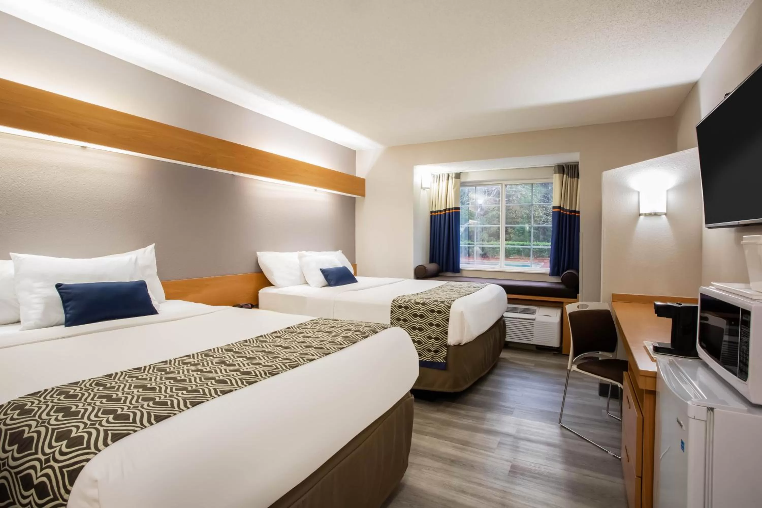 Queen Room with Two Queen Beds - Disability Access/Non-Smoking in Microtel Inn & Suites by Wyndham Southern Pines Pinehurst