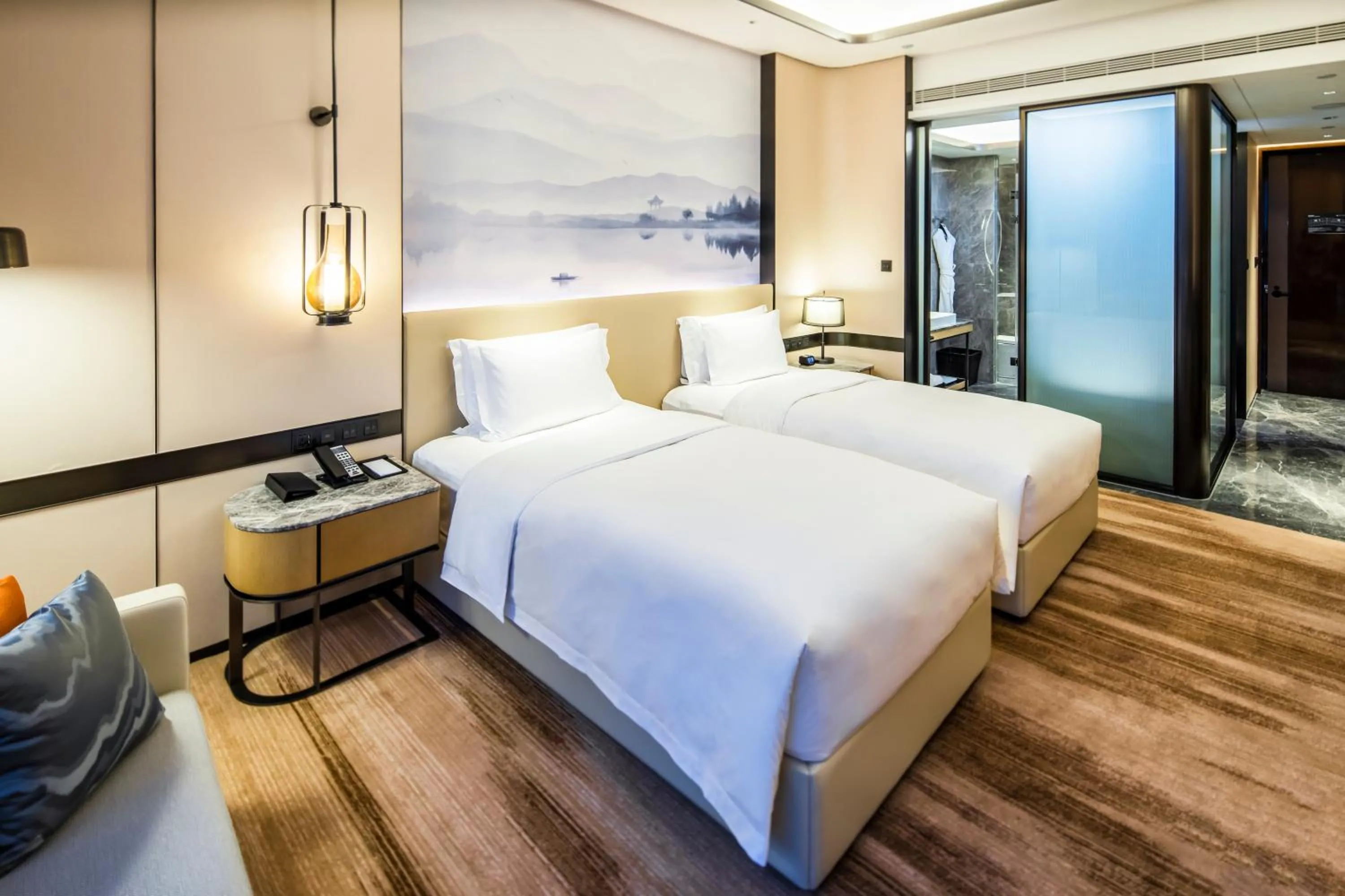 Superior Twin Room with City View in Pullman Suzhou Taicang