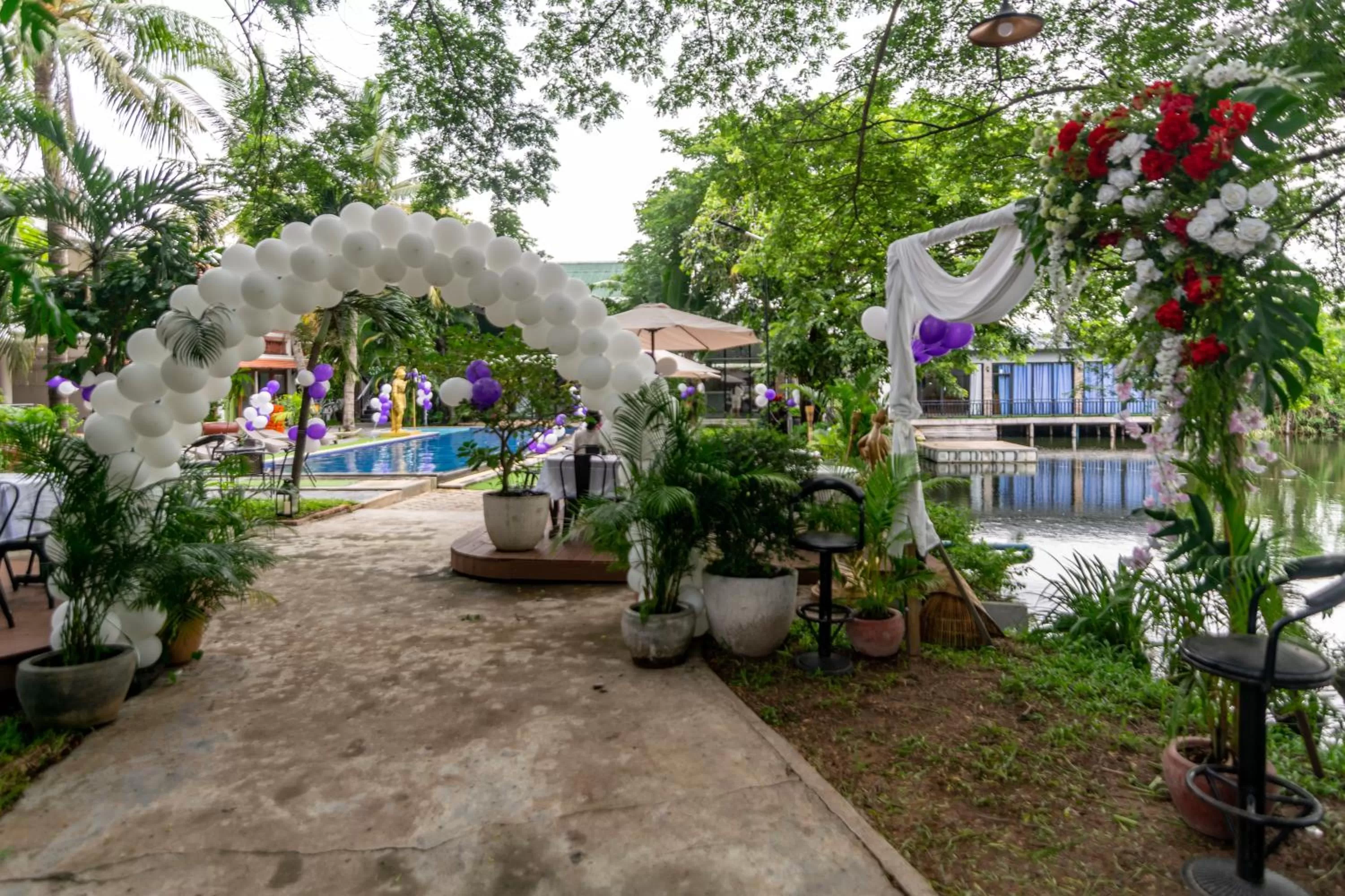 Lake view in Samathi Lake Resort