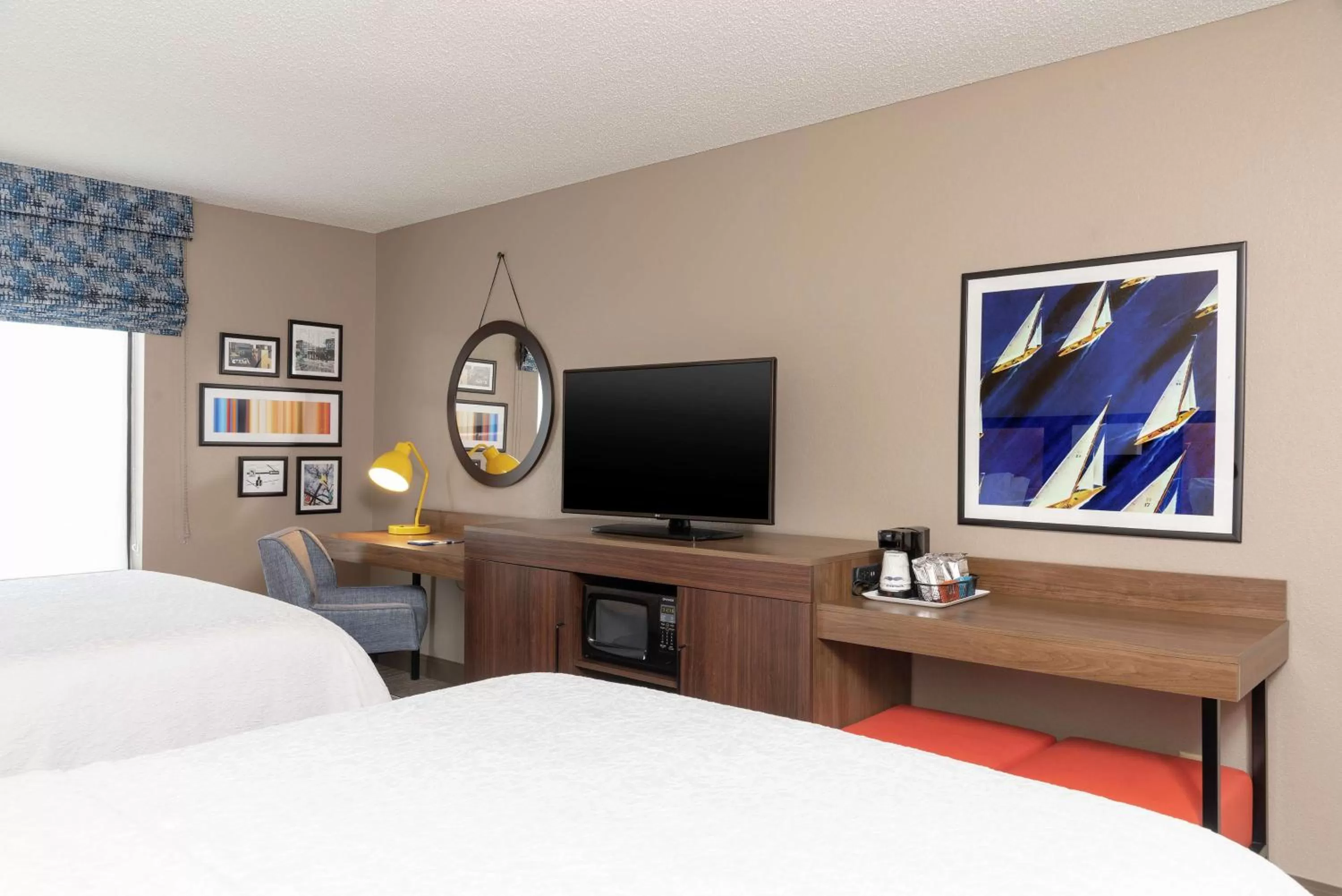 Room with Two Queen Beds - Non-Smoking in Hampton Inn Warsaw