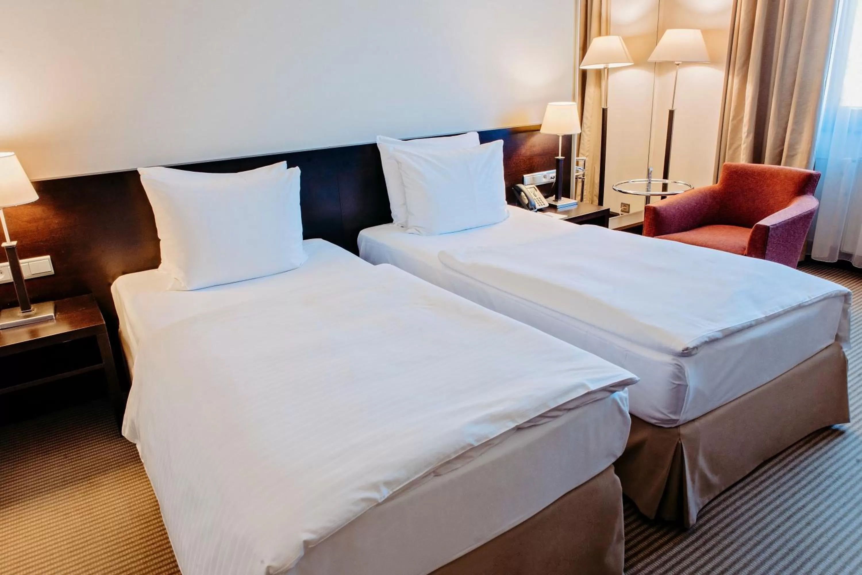 Premium Twin Room with Club Lounge Access in Crowne Plaza Bratislava by IHG
