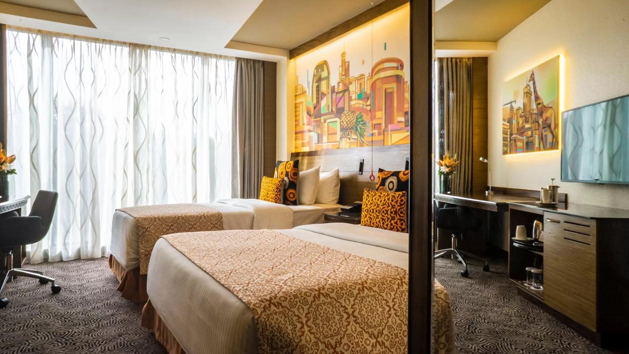 Panafric Deluxe Twin Room in Sarova Panafric Hotel, Nairobi Upper Hill