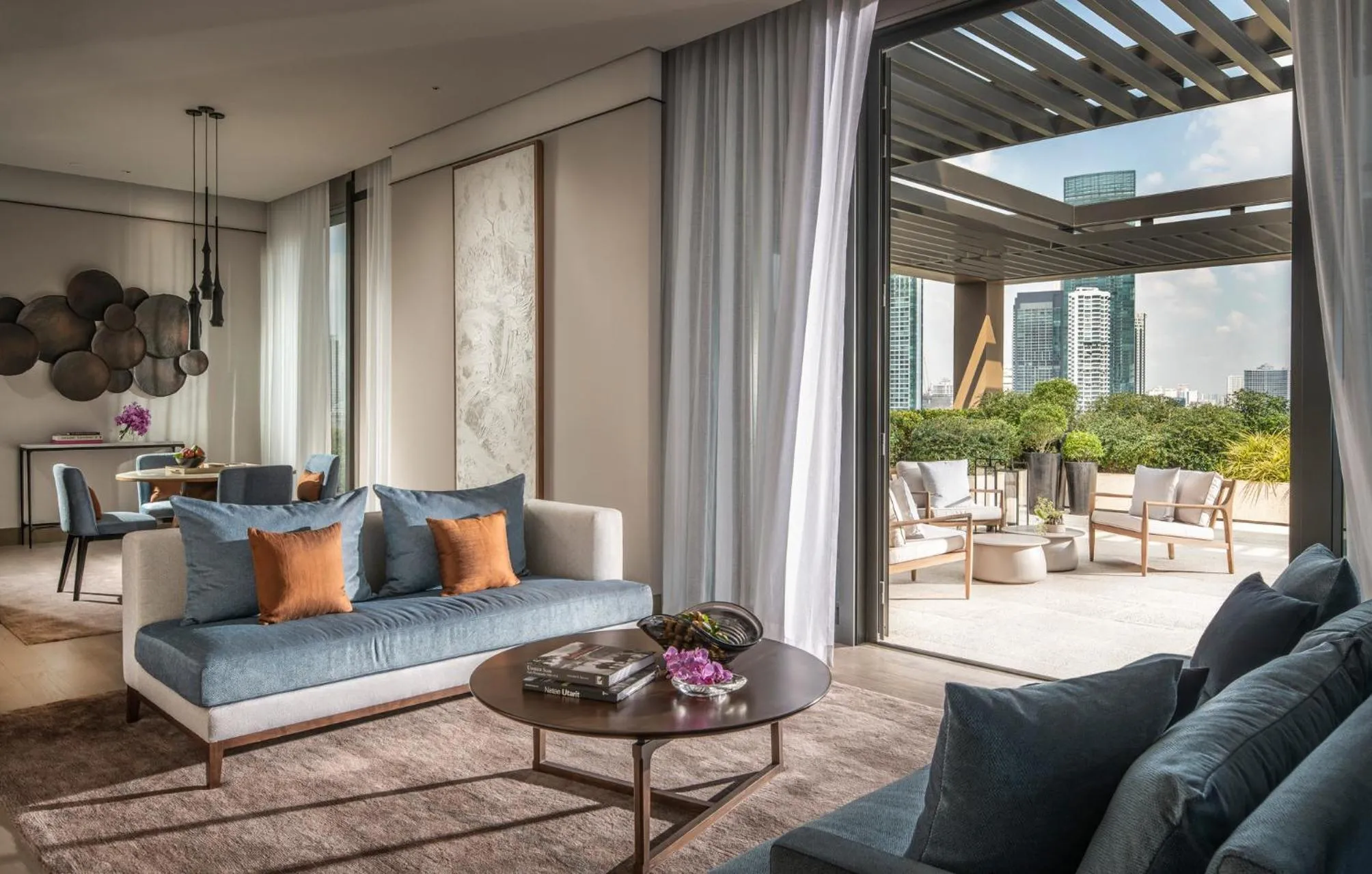 Riverside Terrace One Bedroom Suite King in Four Seasons Hotel Bangkok at Chao Phraya River