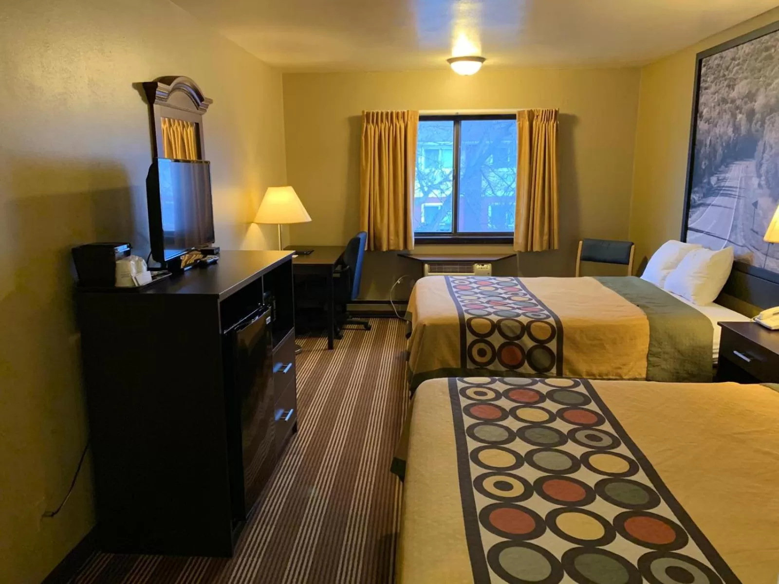 Deluxe Double Room with Two Double Beds - Disability Access - Non-Smoking in Super 8 by Wyndham Eau Claire WI