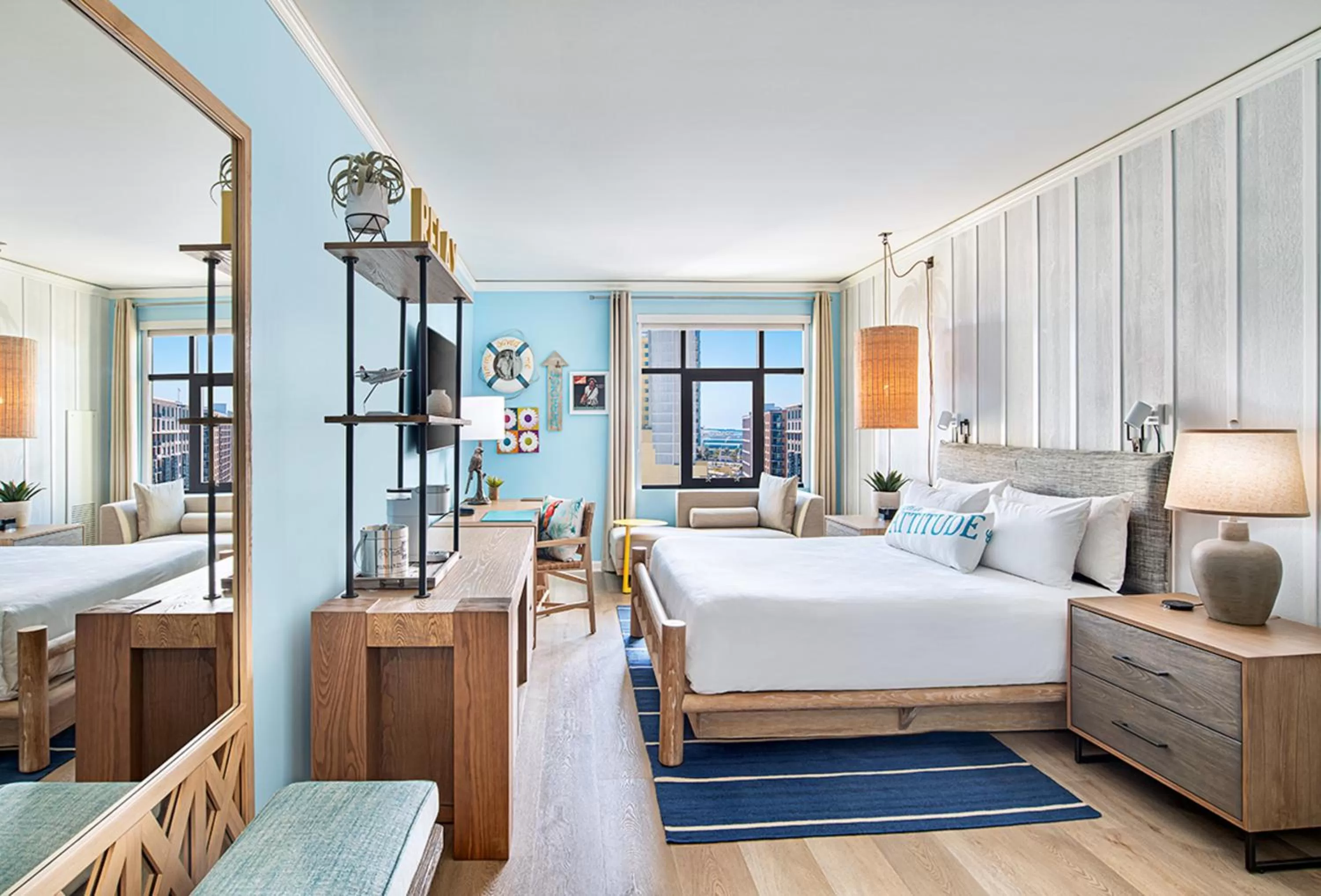 Premium King Room with City View in Margaritaville Hotel San Diego Gaslamp Quarter