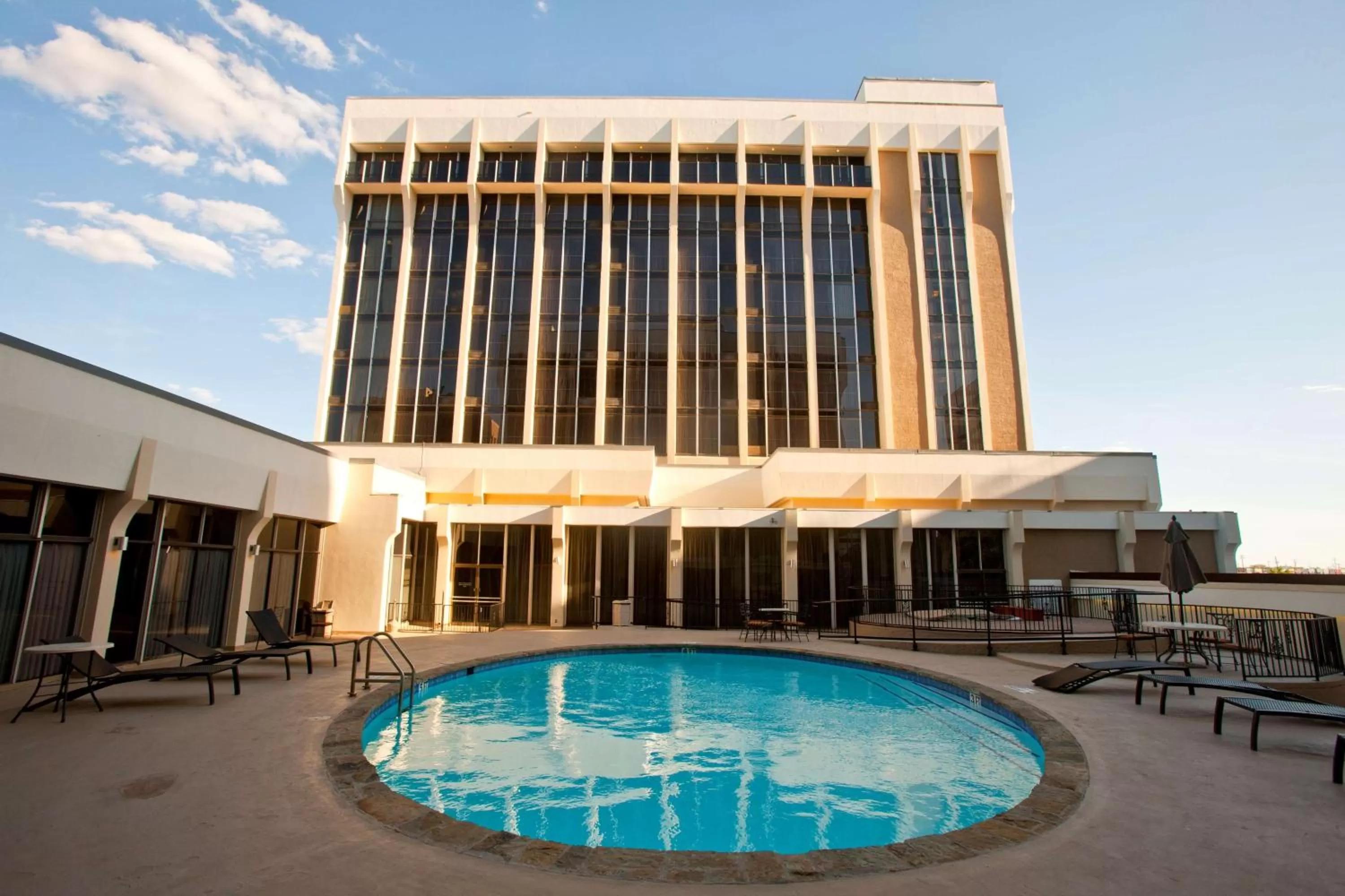 Pool view in Midland Plaza Hotel