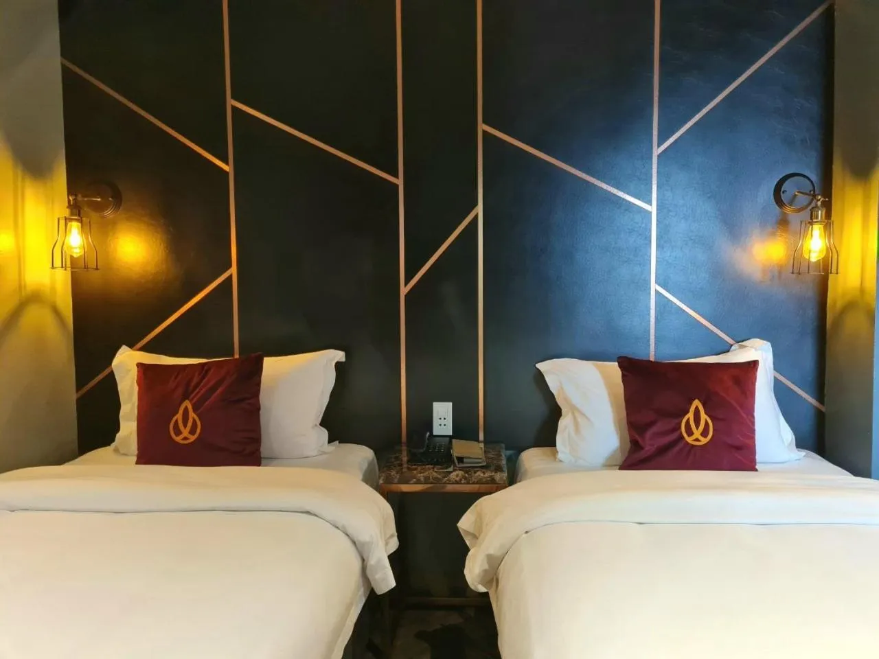 Superior Twin Room with City View in Ratchada Boutique Hotel