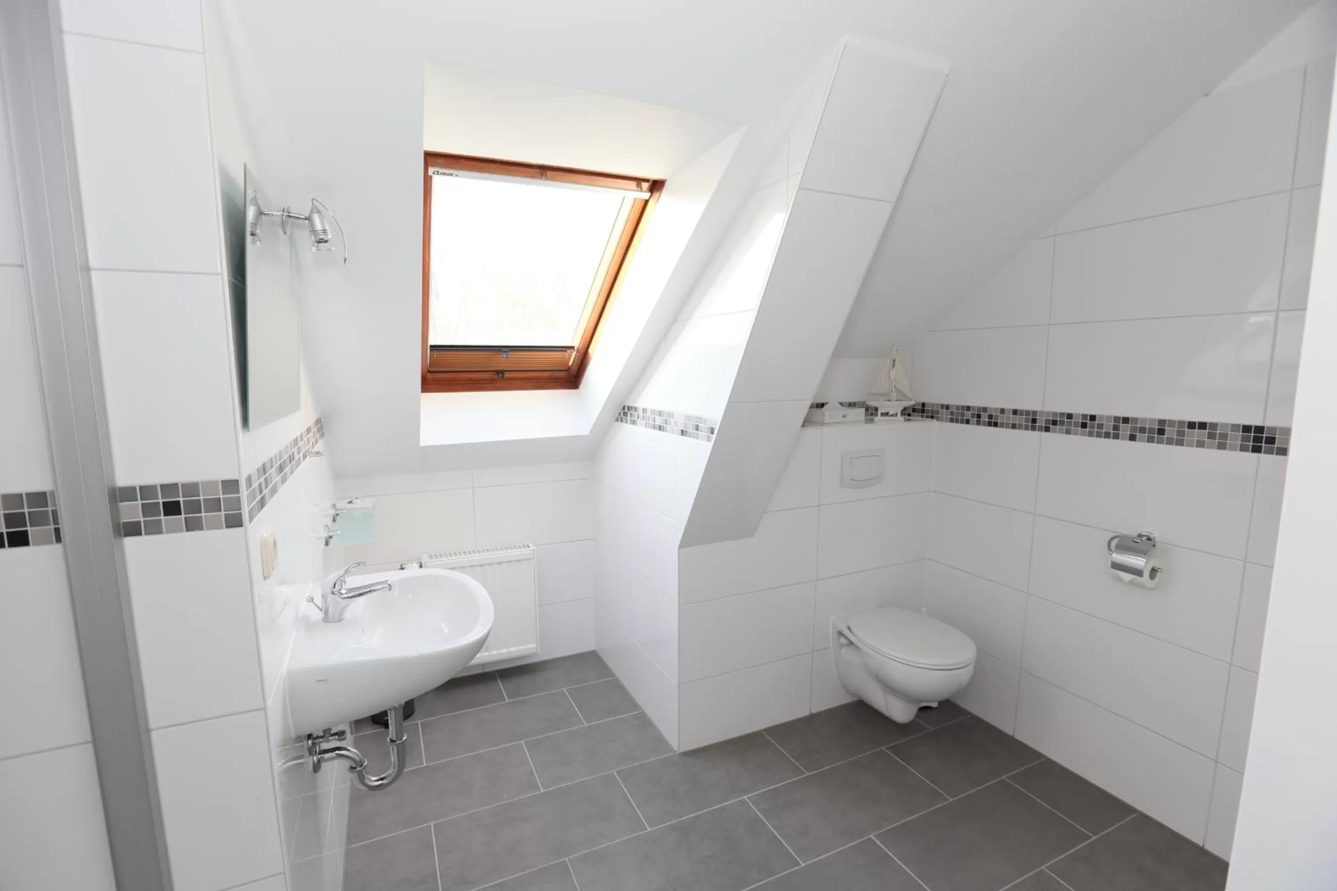 Bathroom in Appartementhotel in Stade