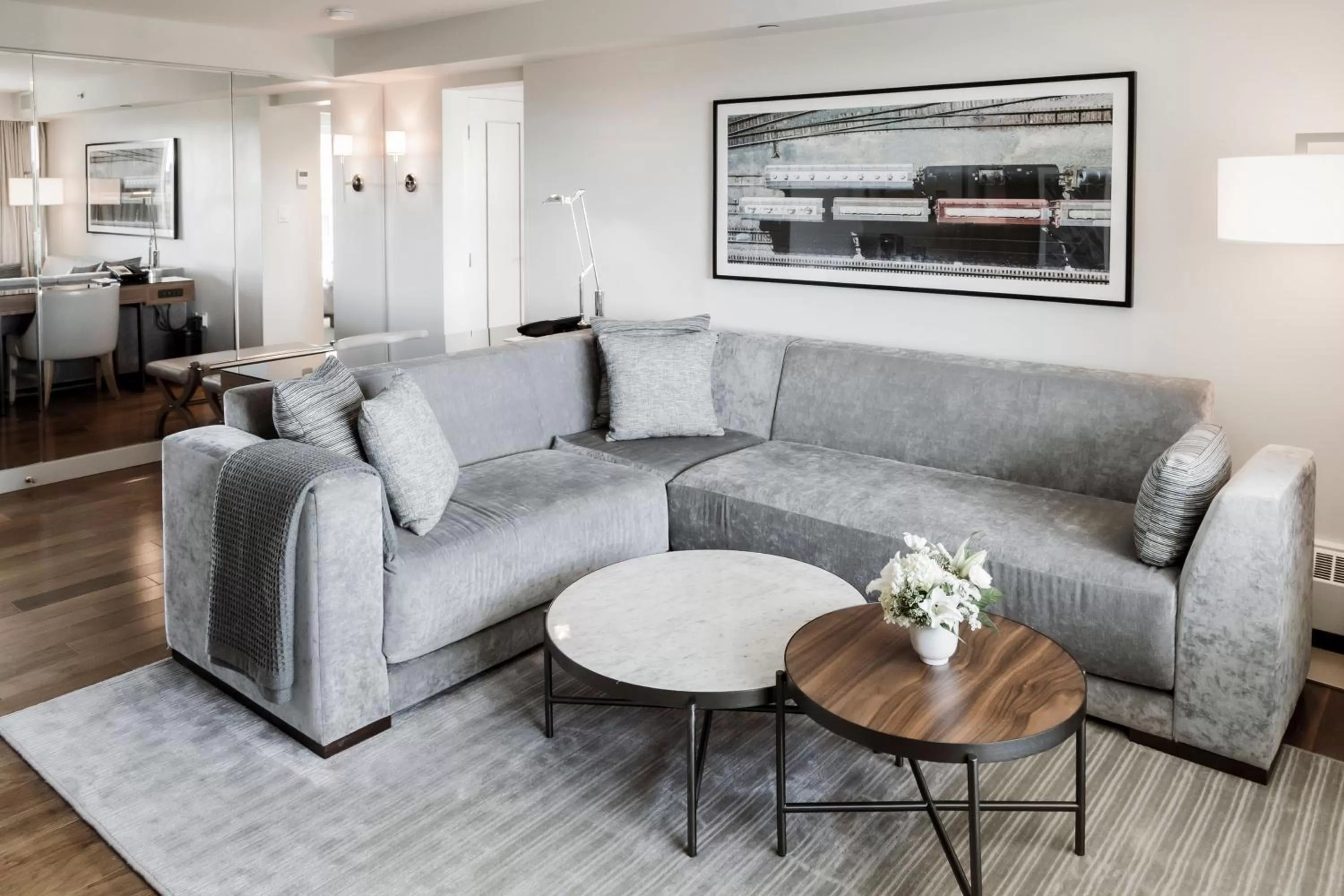 Junior Suite with Balcony in The James Hotel