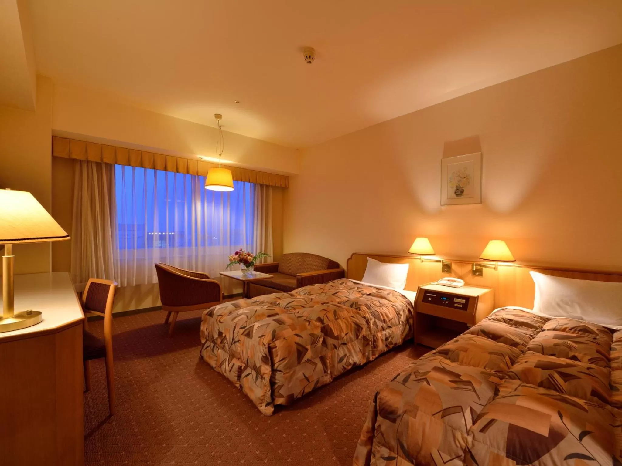 Deluxe Twin Room with Extra Bed - single occupancy - Smoking in Hotel Crown Palais Hamamatsu
