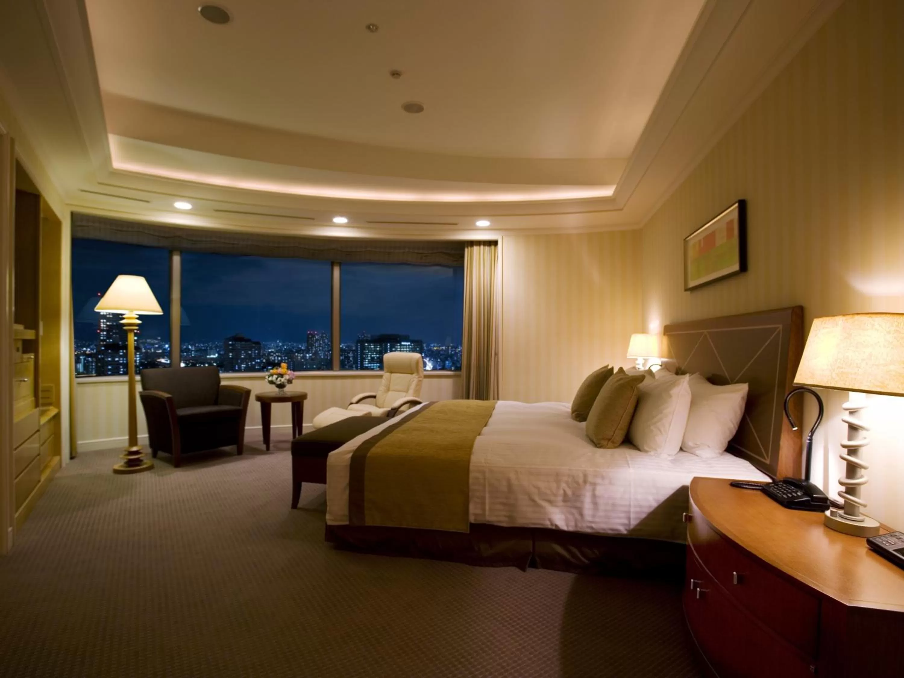 Park Suite Double Room with Lounge & Fitness Access - single occupancy - Non-Smoking - River View in Imperial Hotel Osaka