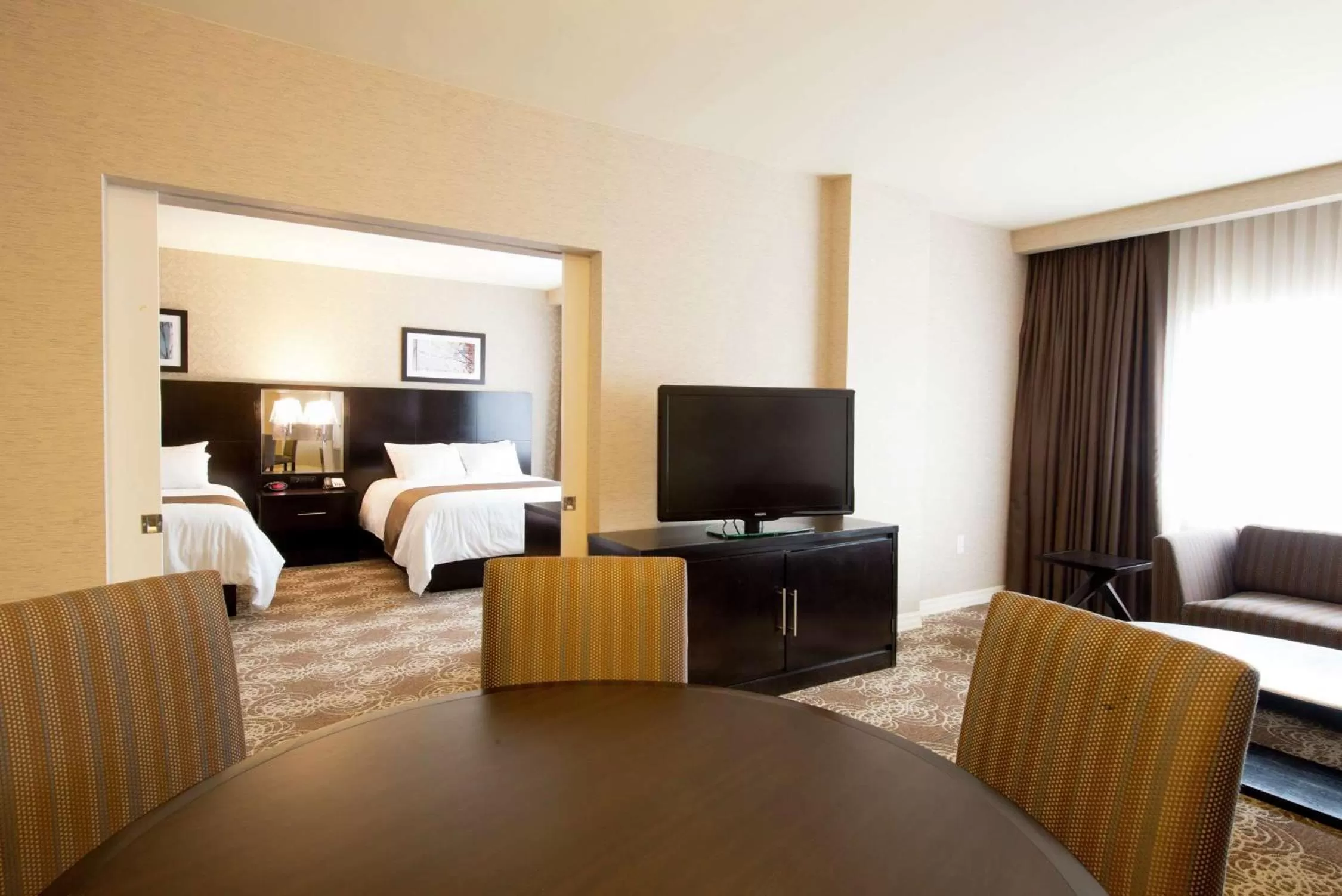 One-Bedroom Suite with Two Queen Beds and Sofa Bed in DoubleTree by Hilton Binghamton