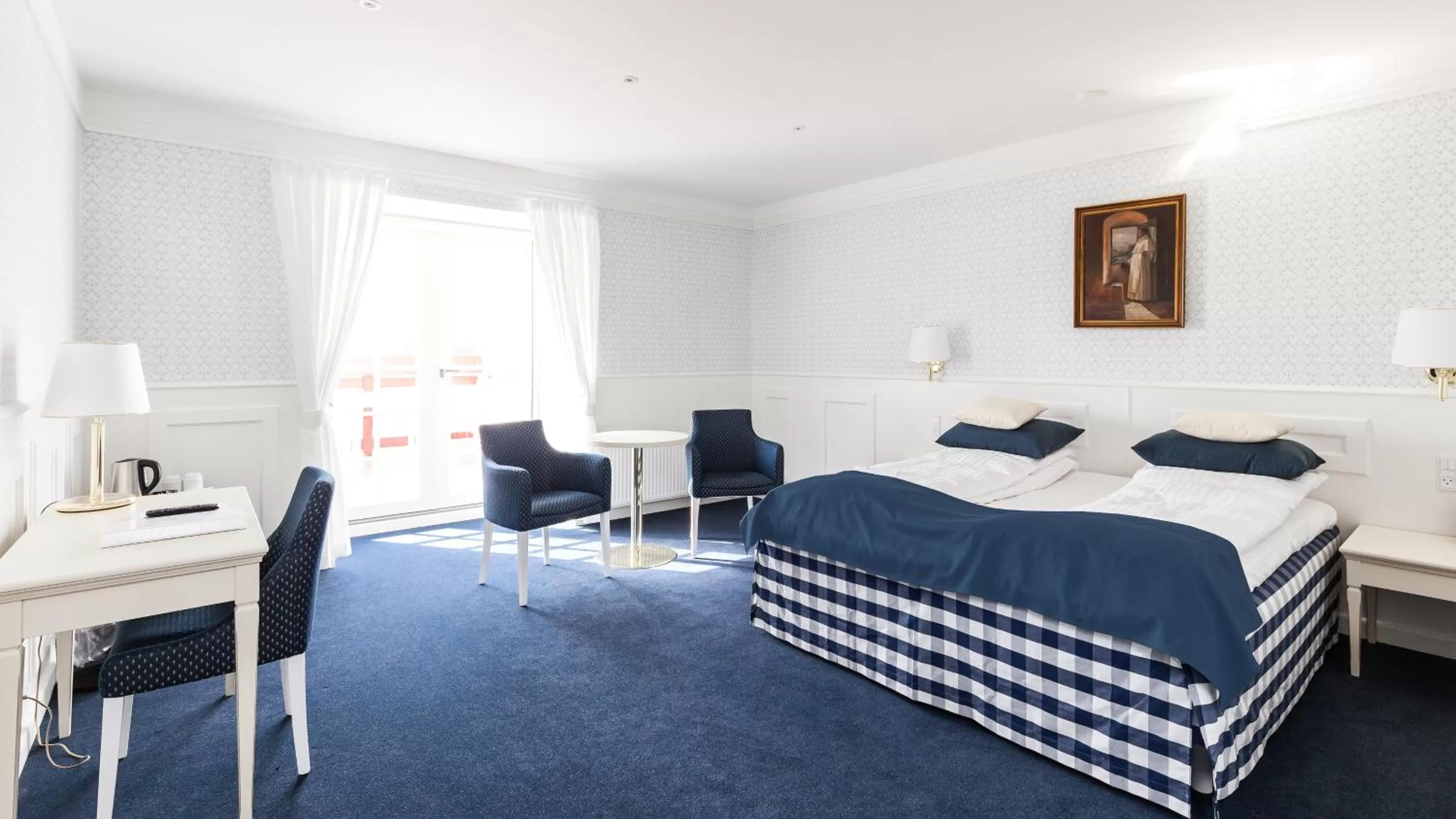 Deluxe Double Room with Balcony in Hotel Kirstine