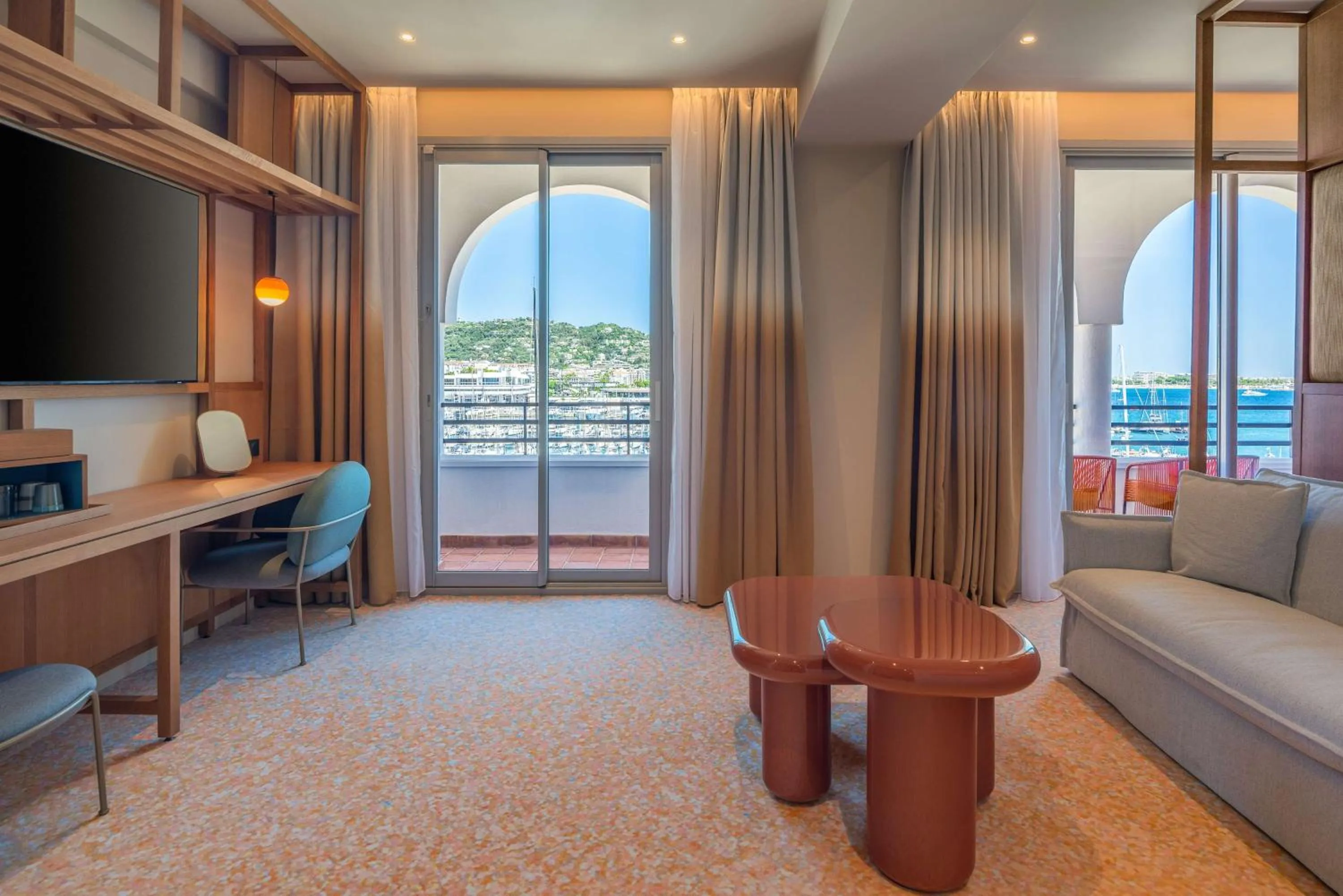 Junior King Suite with Sea View in Canopy by Hilton Cannes