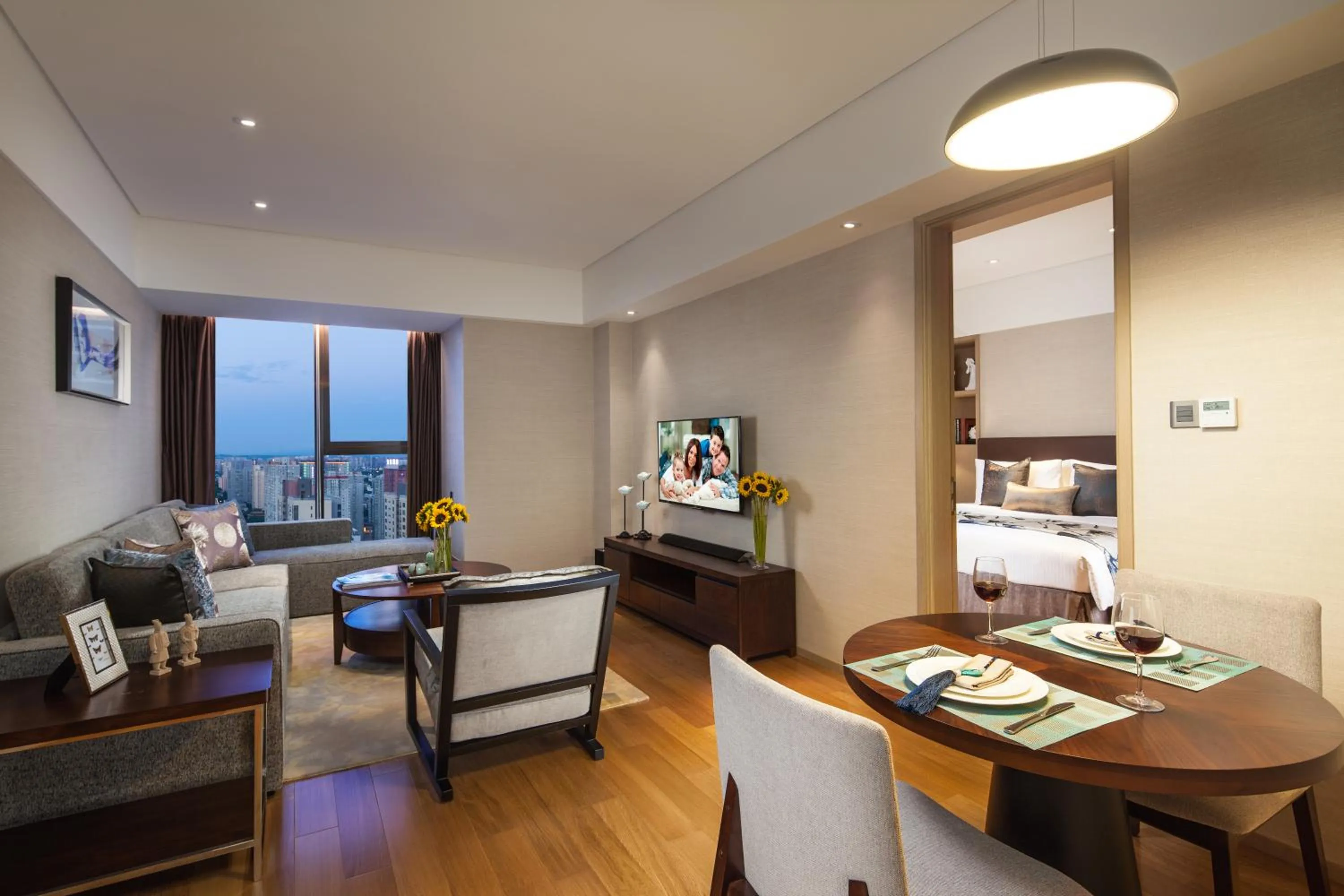 Two-Bedroom Deluxe in Somerset Xindicheng Xi'an