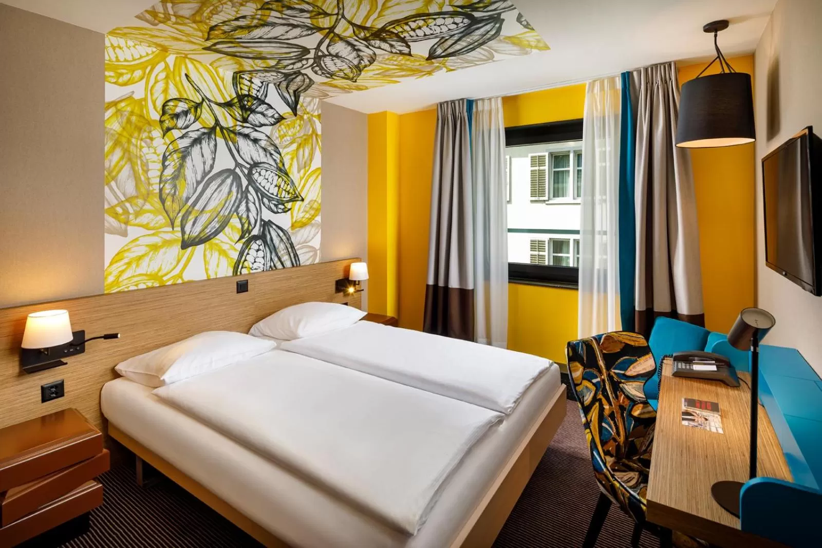 Standard Double or Twin Room - single occupancy in Swiss Chocolate by Fassbind Zurich