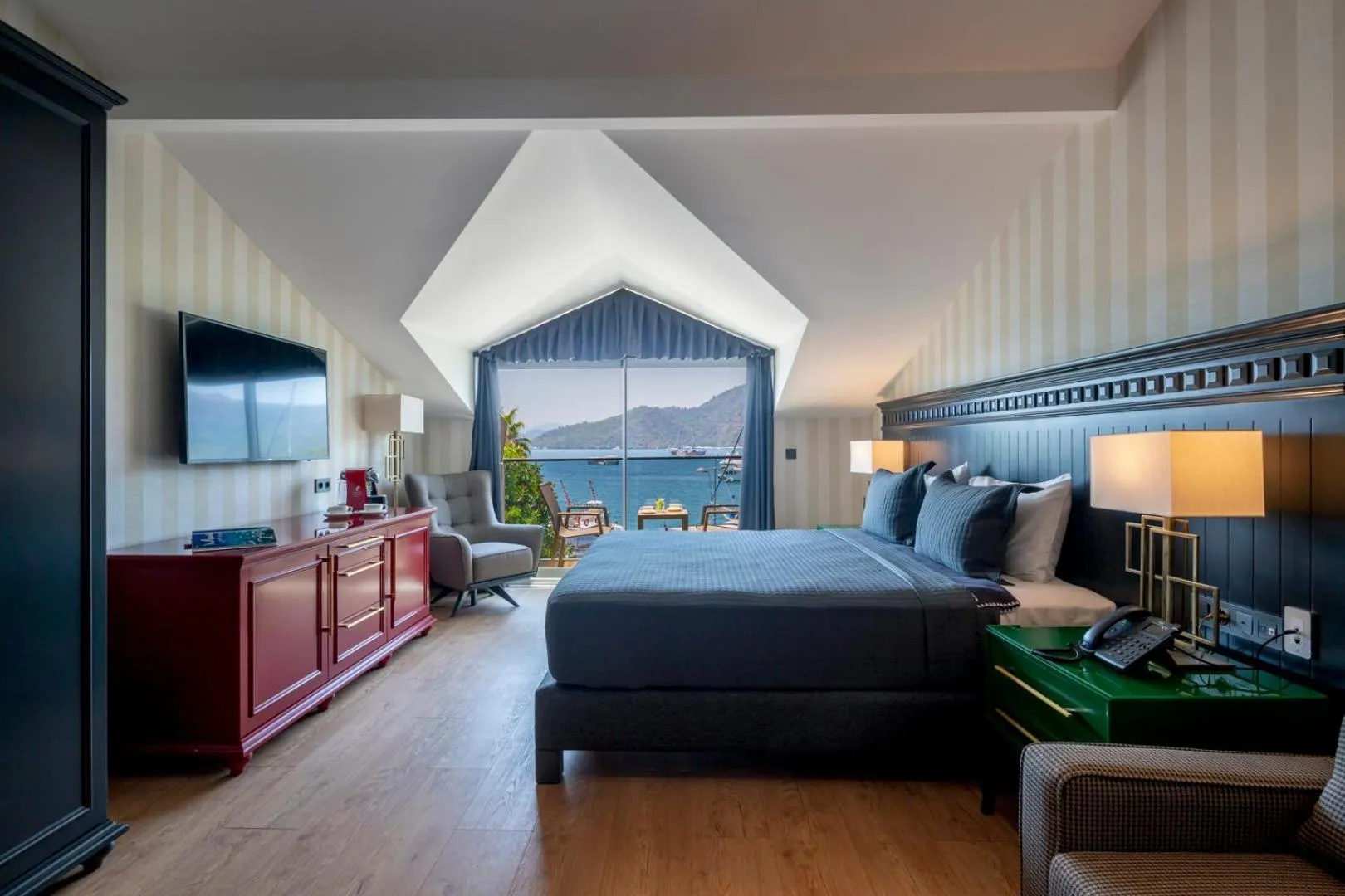 Deluxe Room with Sea and Marina View in Hotel Marina Bay Göcek