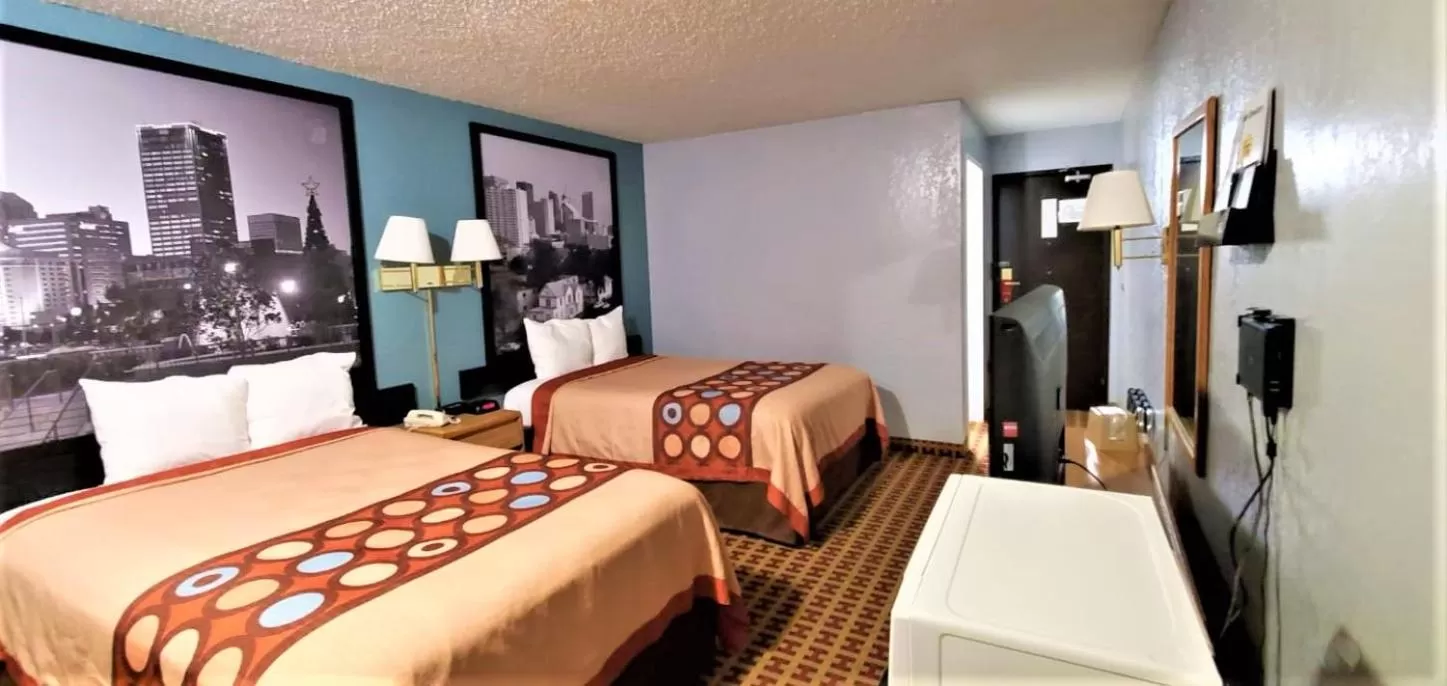 Double Room with Two Double Beds - Smoking in Super 8 by Wyndham Elk City