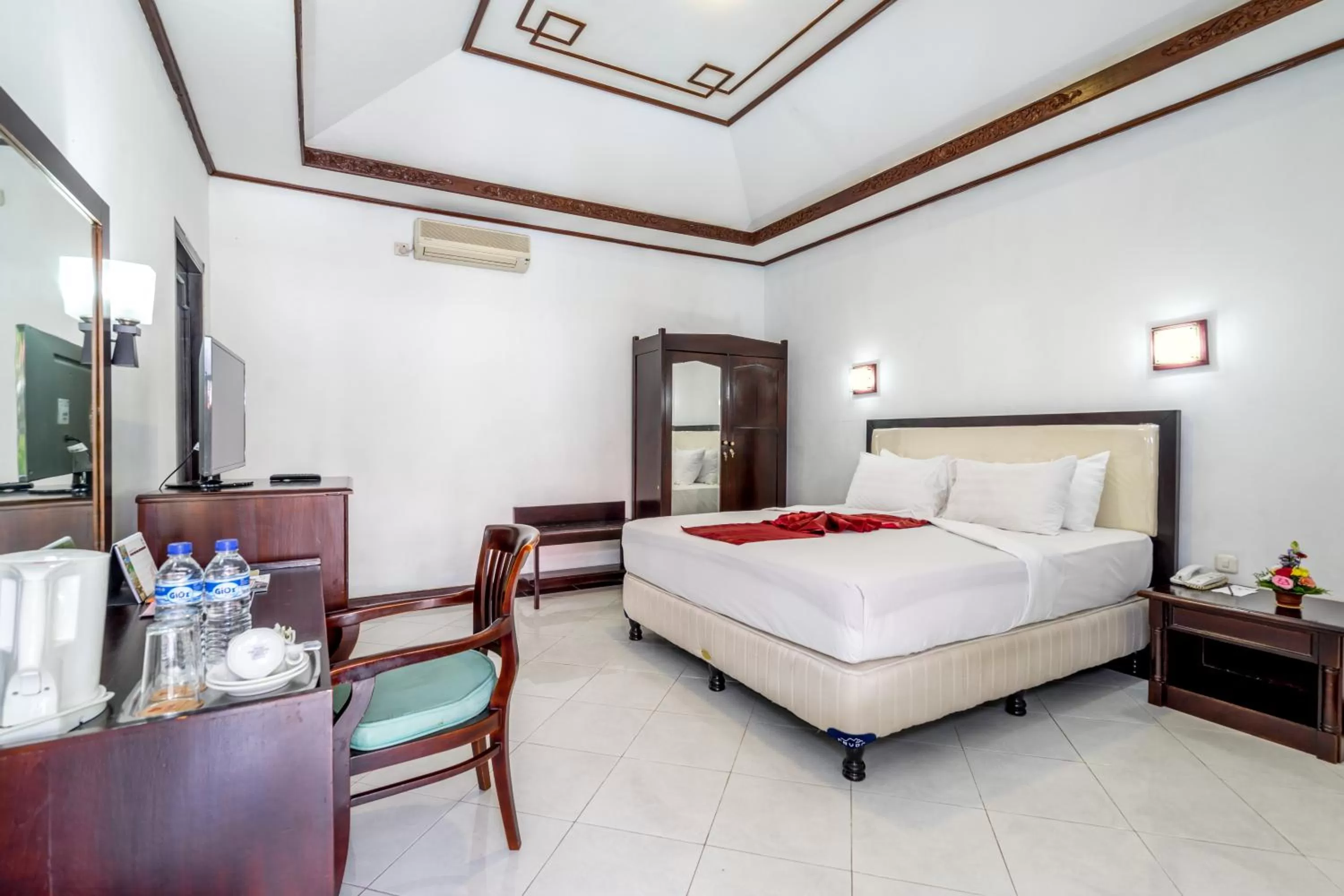 Deluxe Double or Twin Room with Pool View in Inna Bali Heritage Hotel