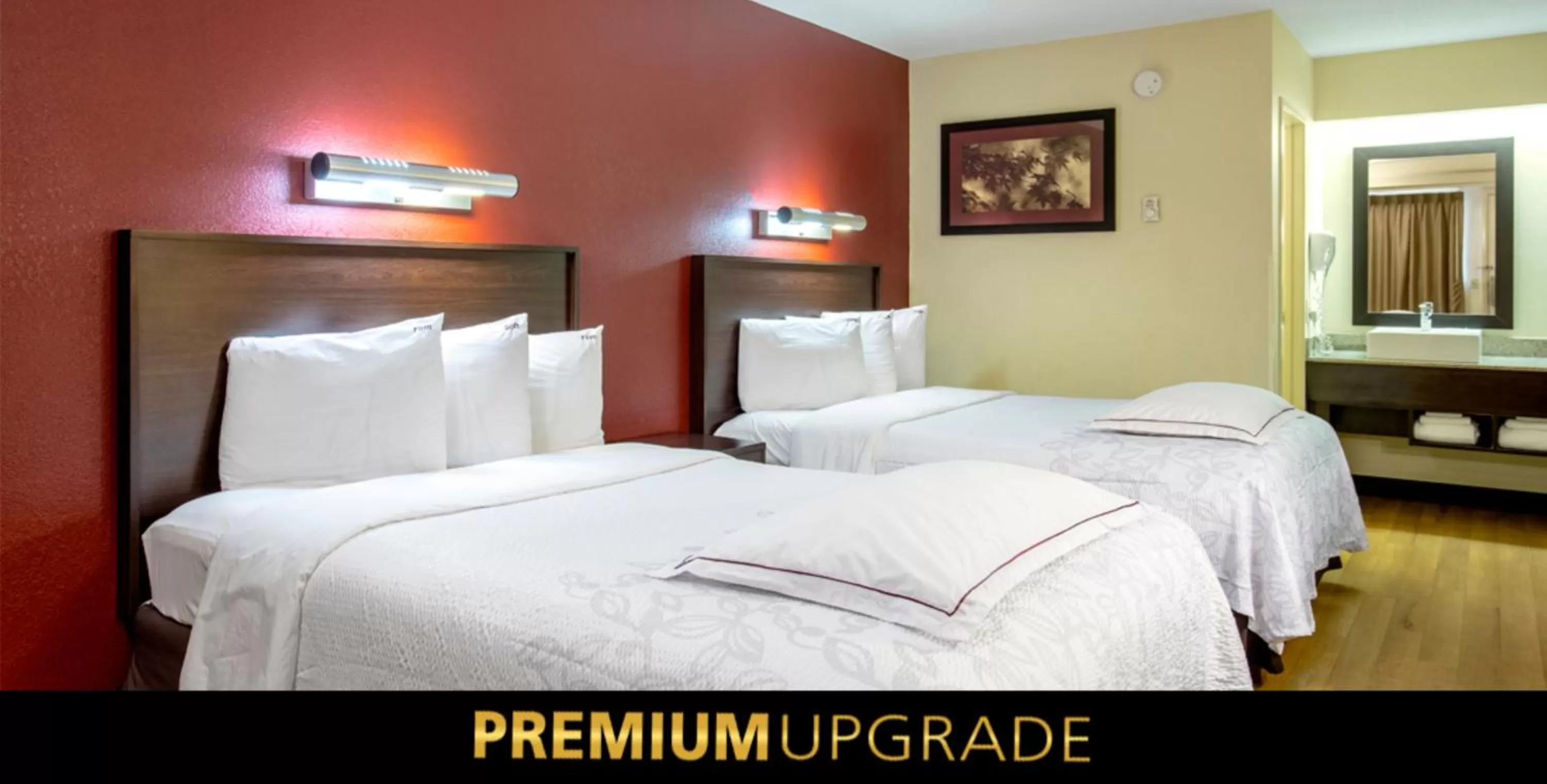  Premium Room with Two Double Beds Smoke Free (Upgraded Bedding & Snack) in Red Roof Inn PLUS+ Washington DC - Alexandria