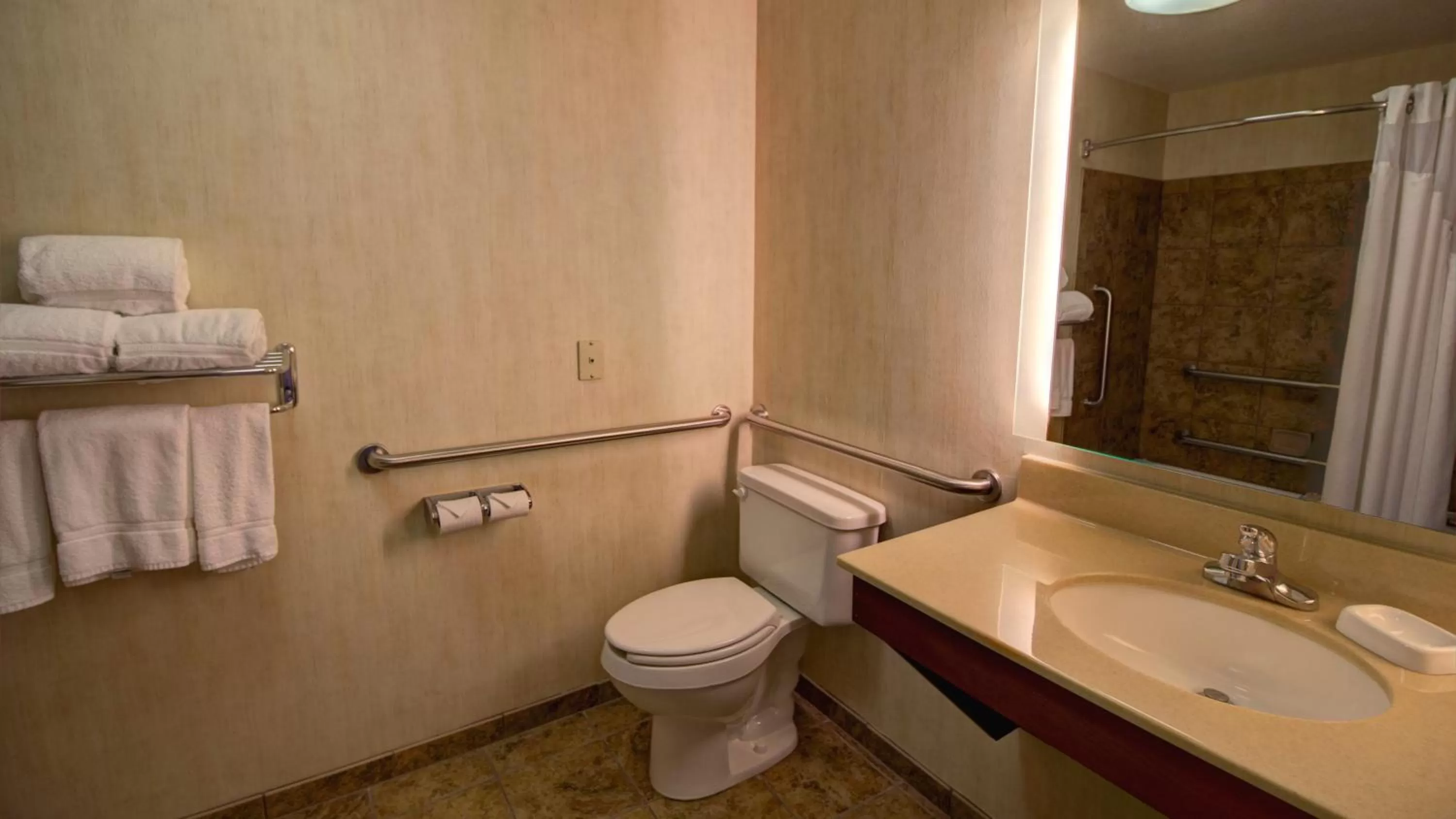 King Room with Roll-In Shower - Disability Access in Holiday Inn Express & Suites Sioux Center by IHG
